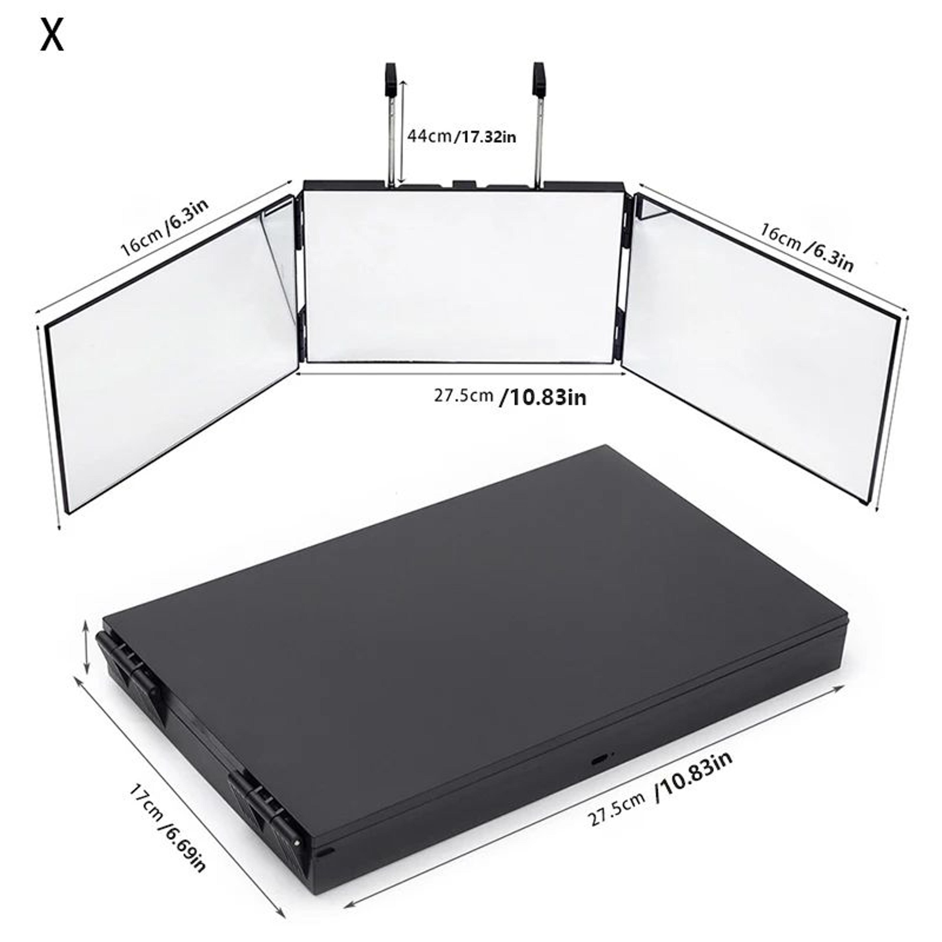 LED 3Way Self Haircut Mirror With Adjustable Hanging Hook 6