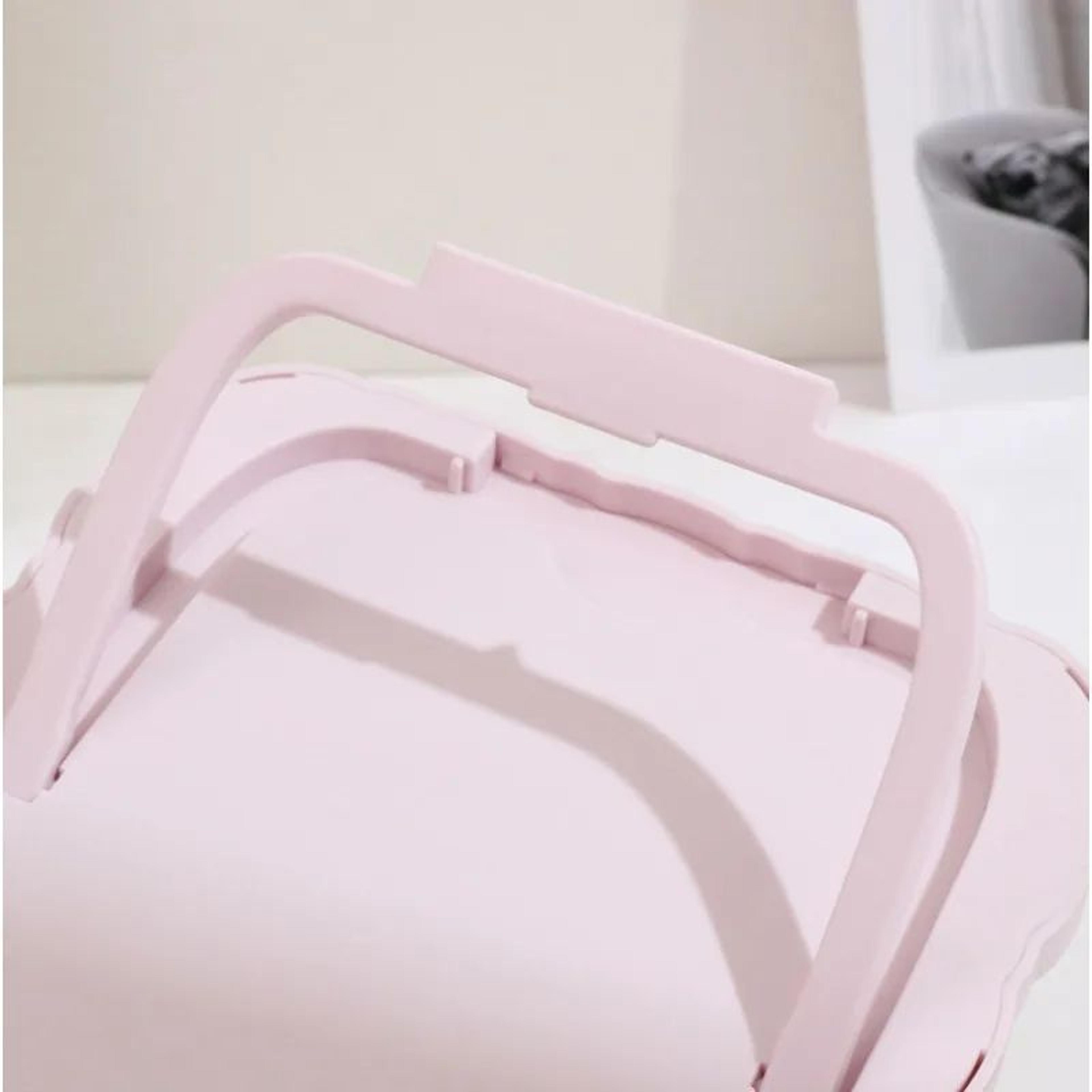 Cute Cat Ear Foldable Desktop Makeup Mirror For Vanity Dorm And Travel 3