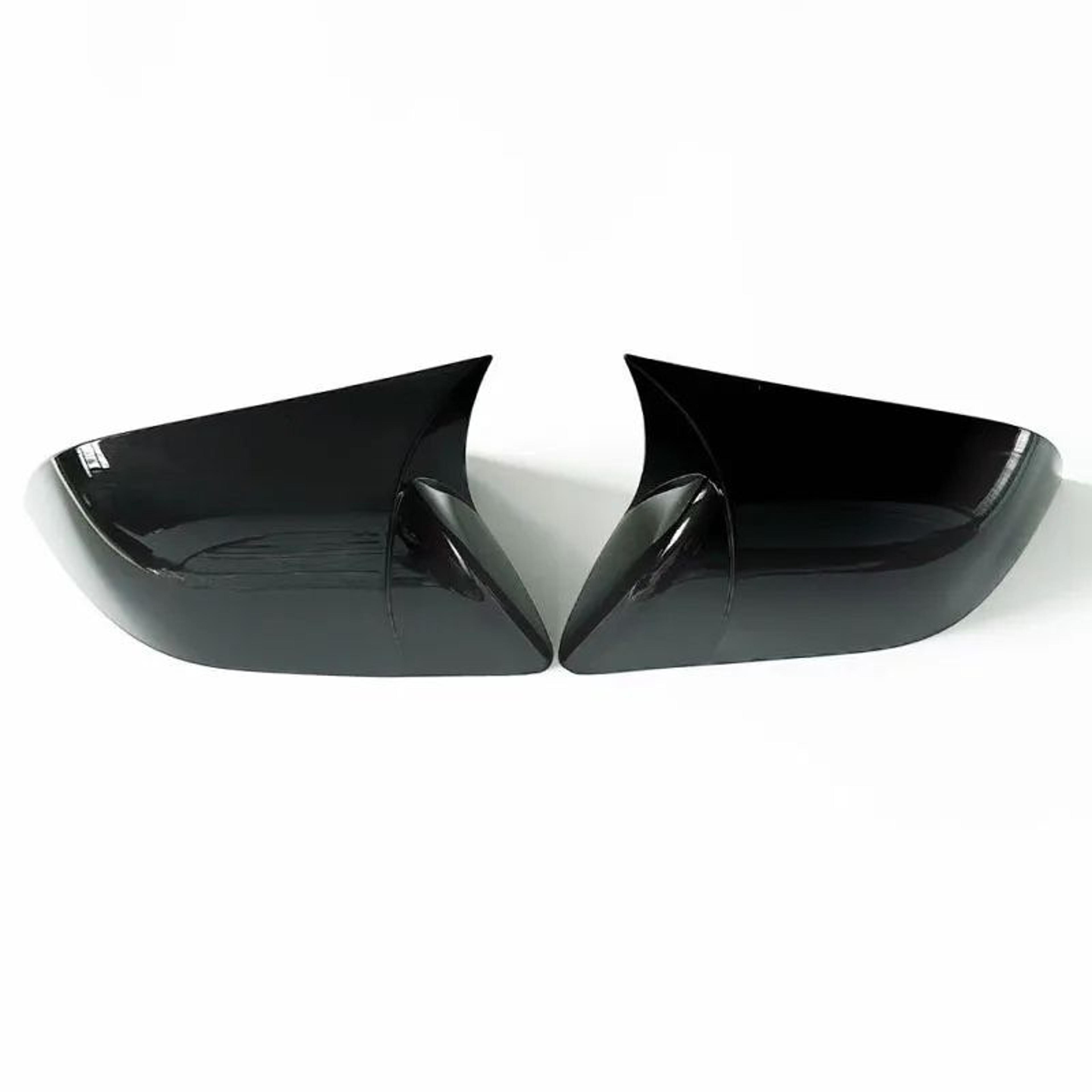 Tesla Model 3 Horn Style Mirror Covers Gloss Black Exterior Overlay 20212024 6