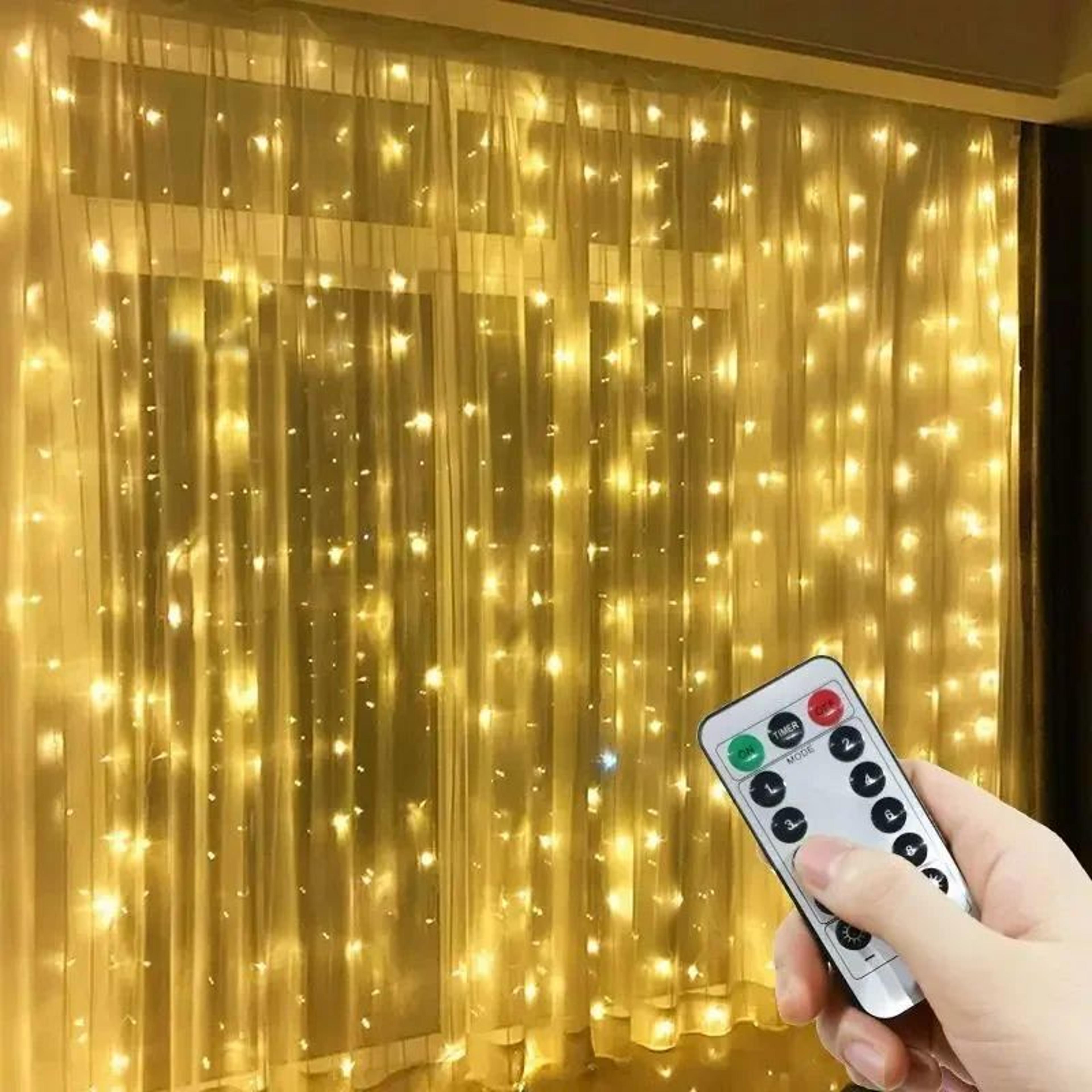 USB LED Curtain Fairy Lights With Remote Control For Bedroom And Holiday Decor 1