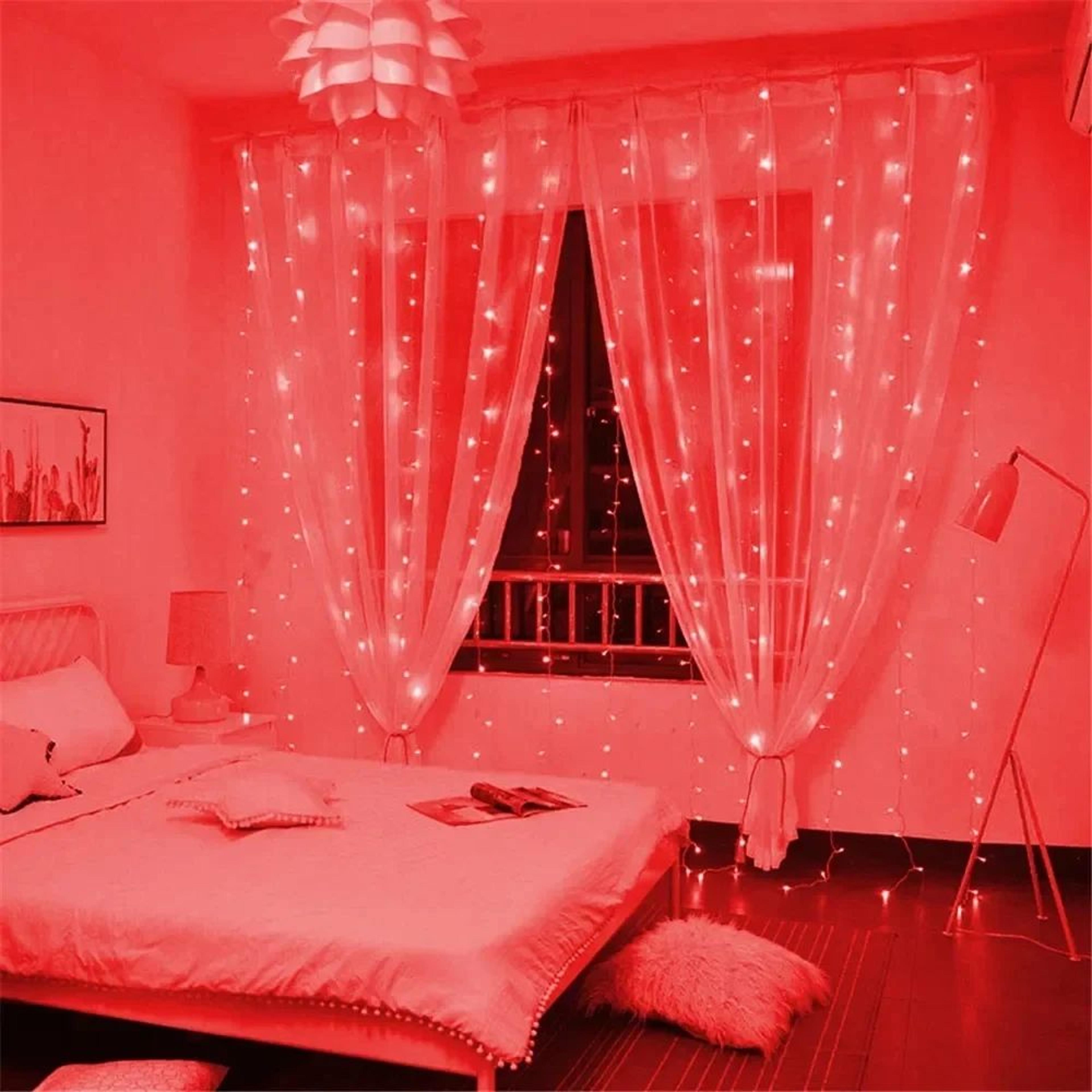 3M6M USB LED Curtain Fairy Lights With Remote And 8 Lighting Modes 6