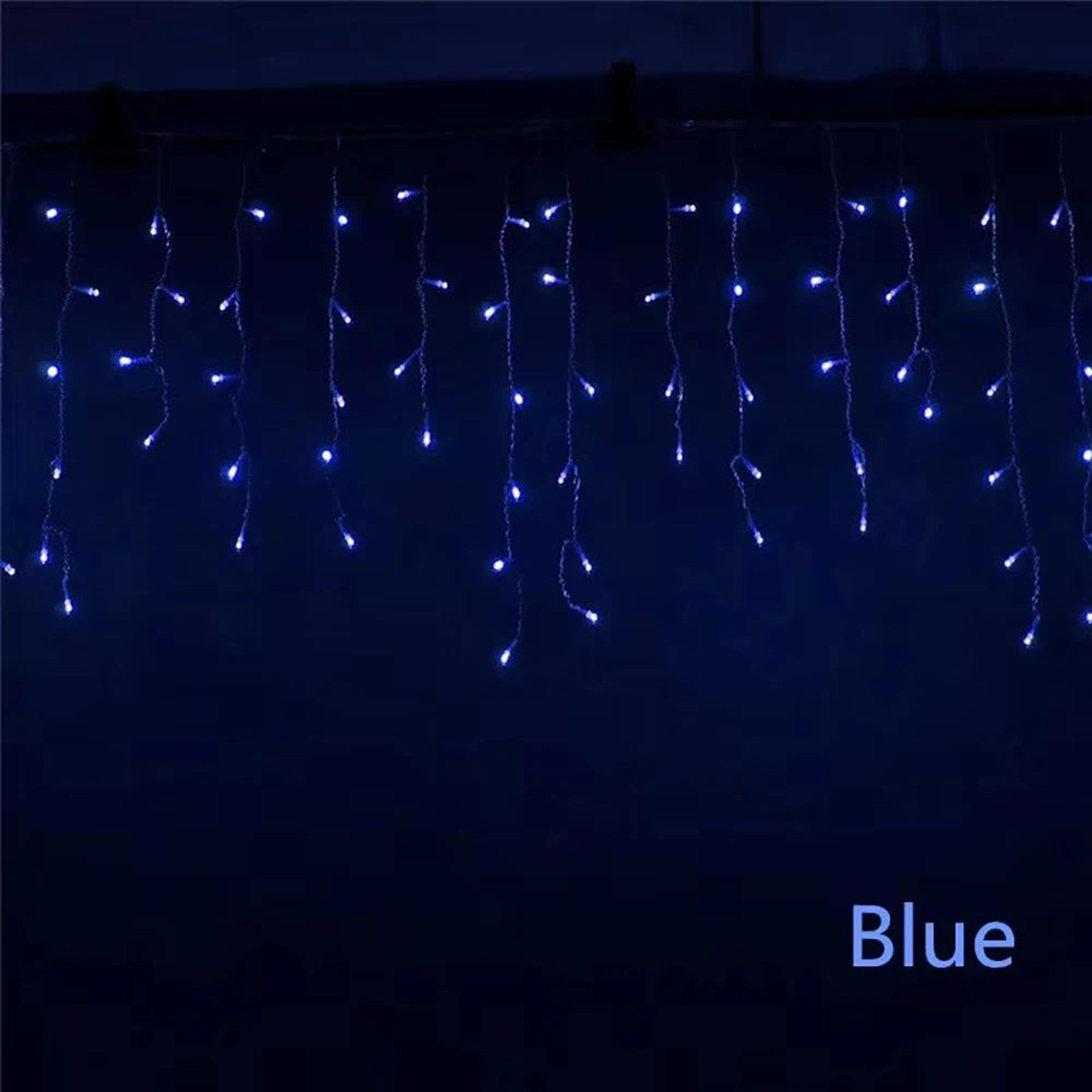 LED Icicle Waterfall String Lights For Outdoor Christmas And Eaves Decor 8