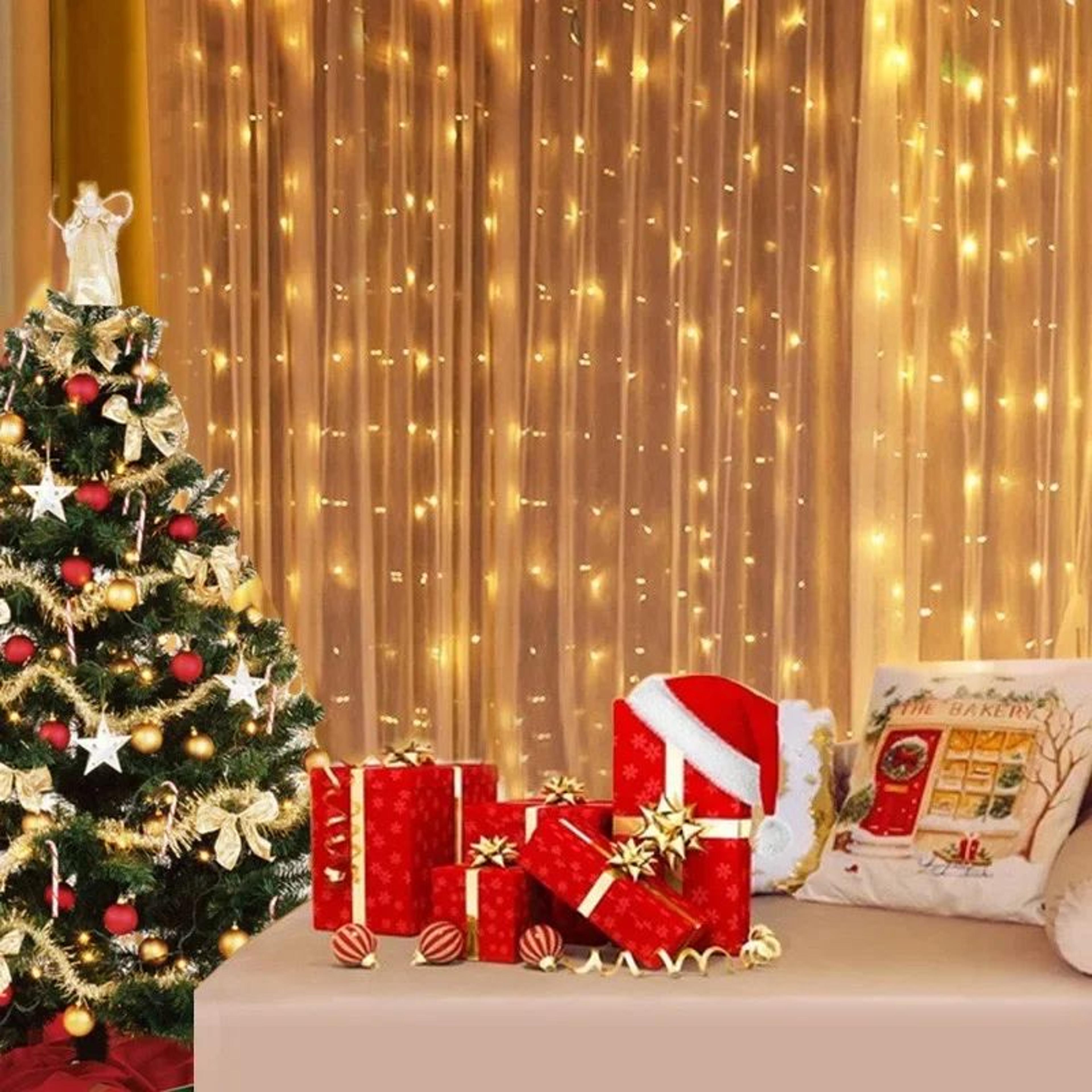 USB LED Curtain Fairy String Lights With Remote Control 3M 4M 6M 1