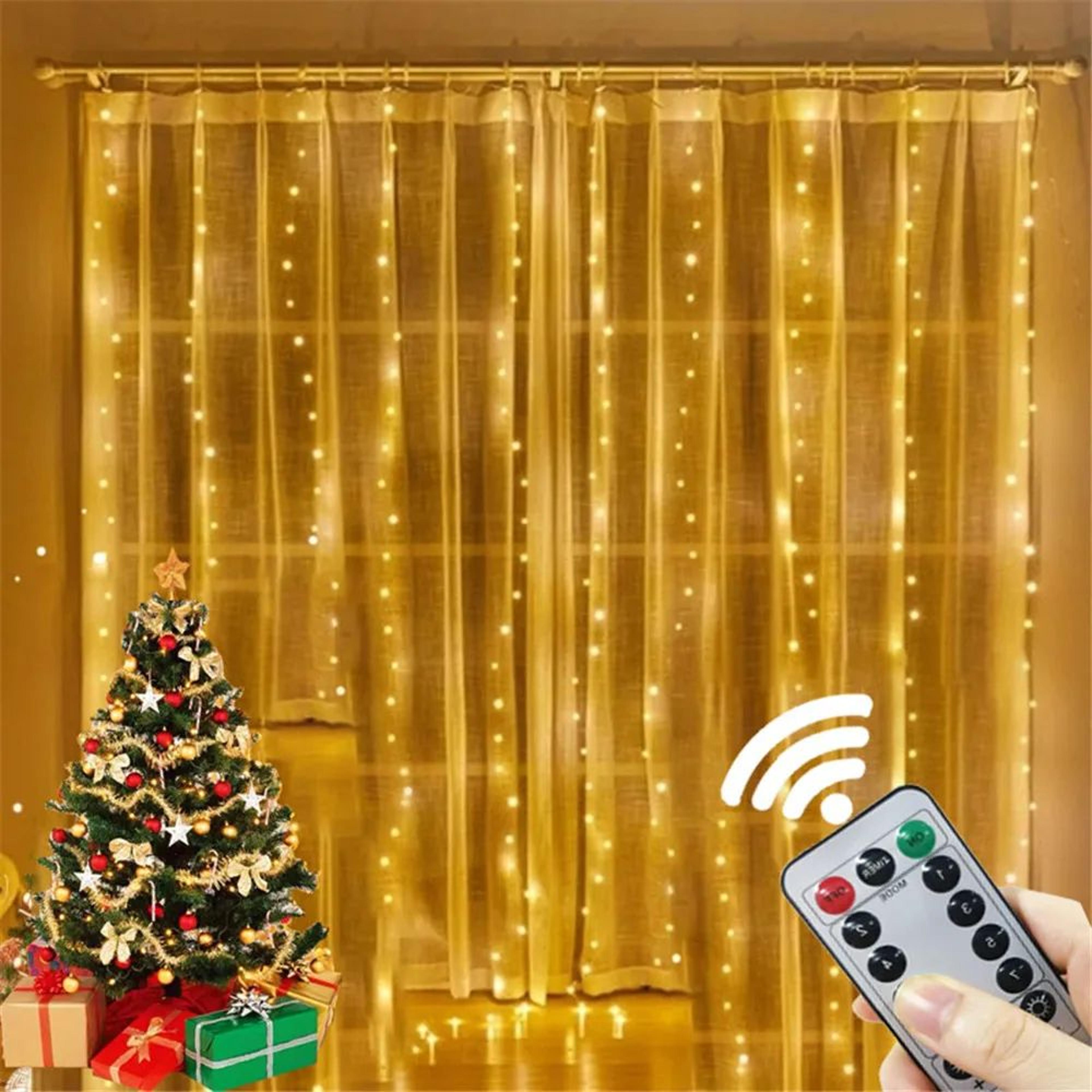 3M USB Cascading Curtain Lights With Remote And 8 Lighting Effects 4