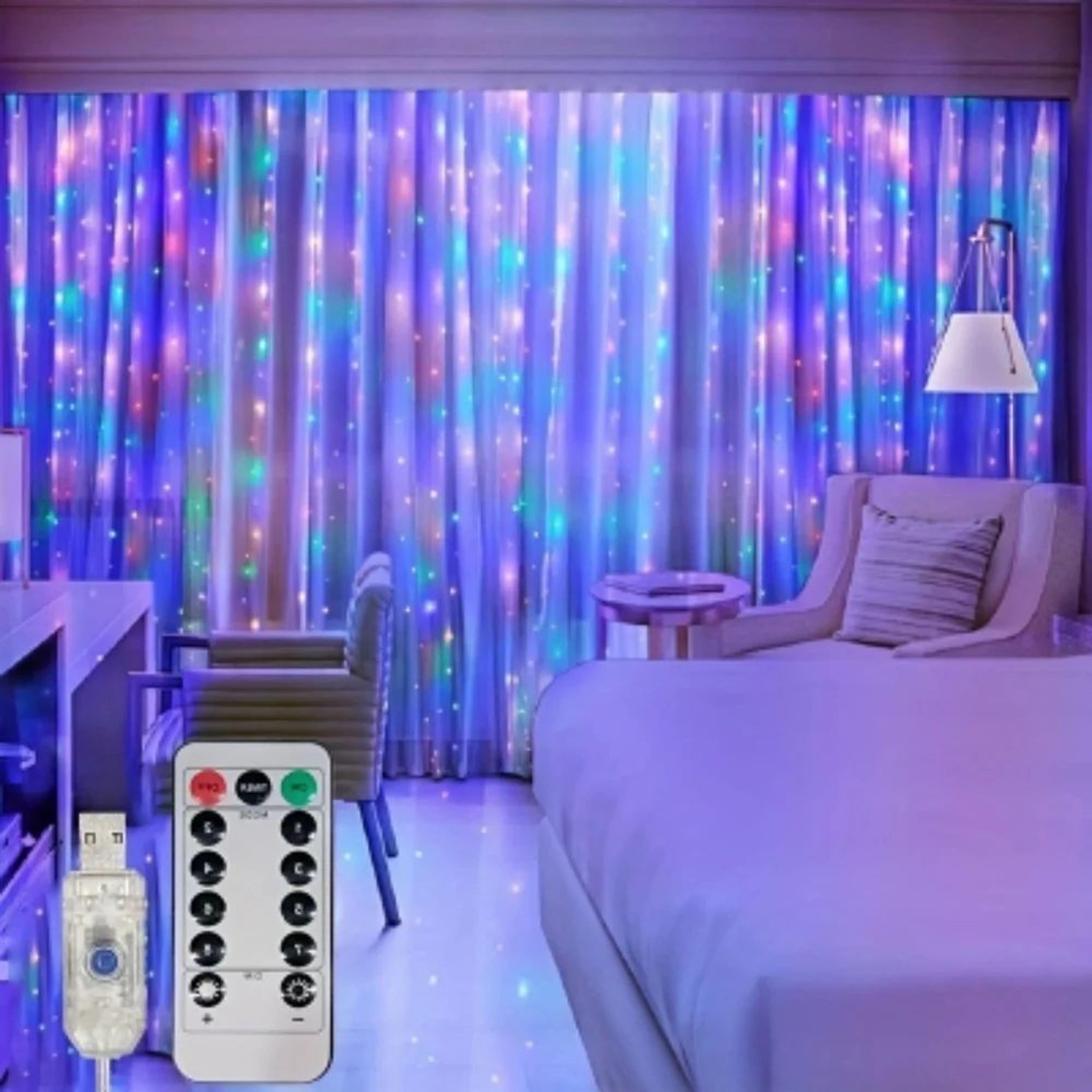USB LED Curtain Fairy Lights With Remote Control  8 Modes For Bedroom And Events 2