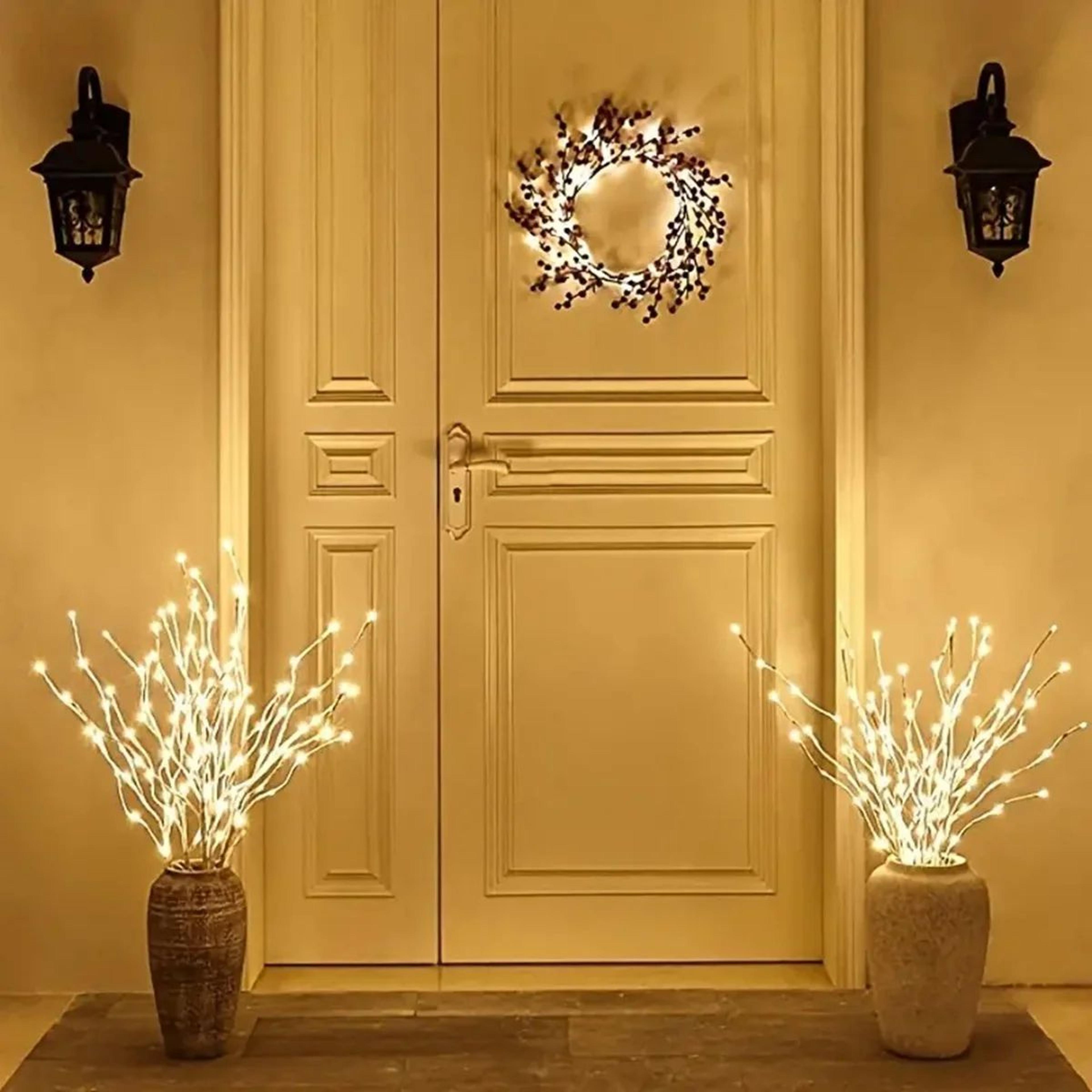 White Birch Branch LED Light Battery Operated 20 LED Decorative Twig Light 2