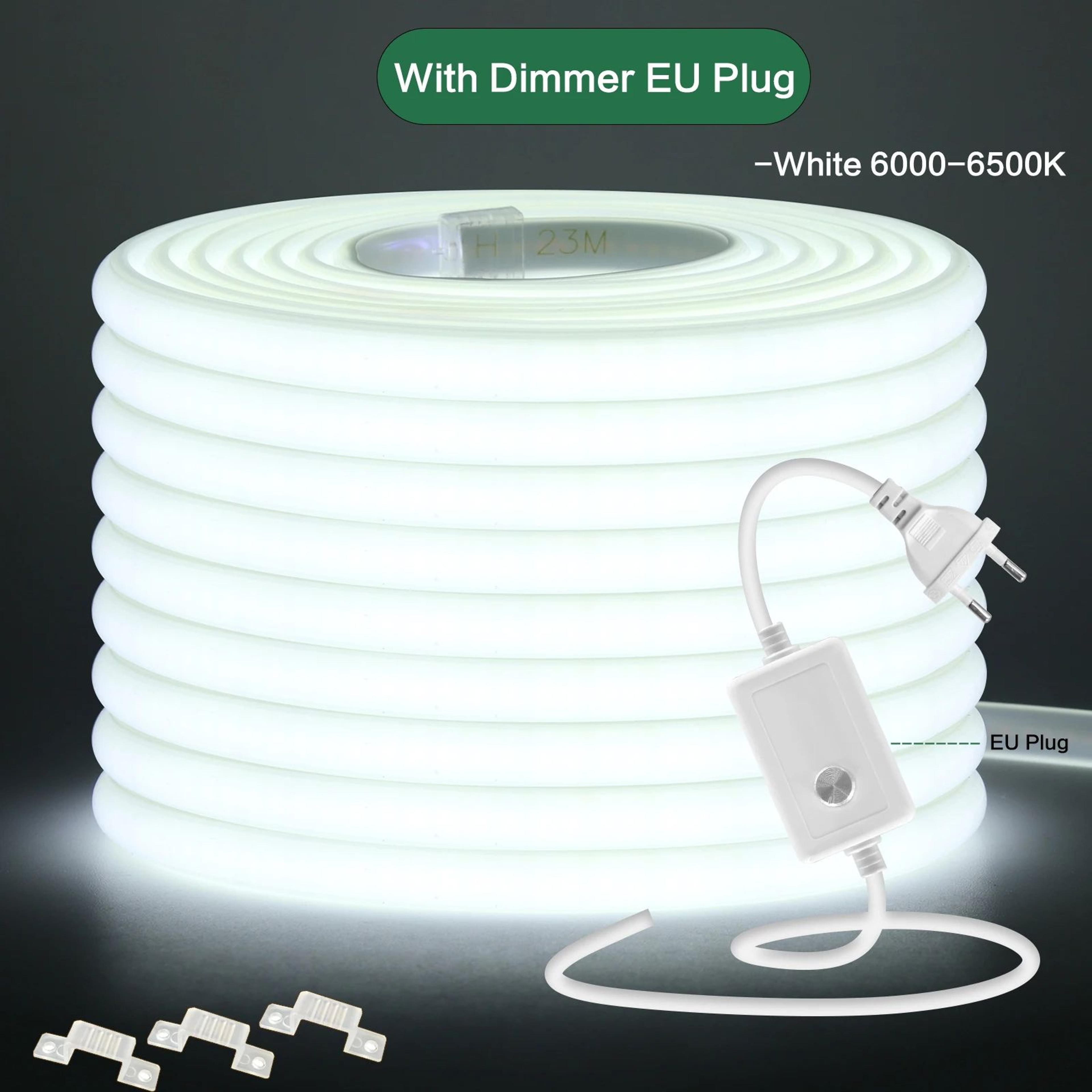 220V COB LED Strip Light 288 LEDsM IP65 Waterproof Dimmable Indoor Outdoor Lighting 7