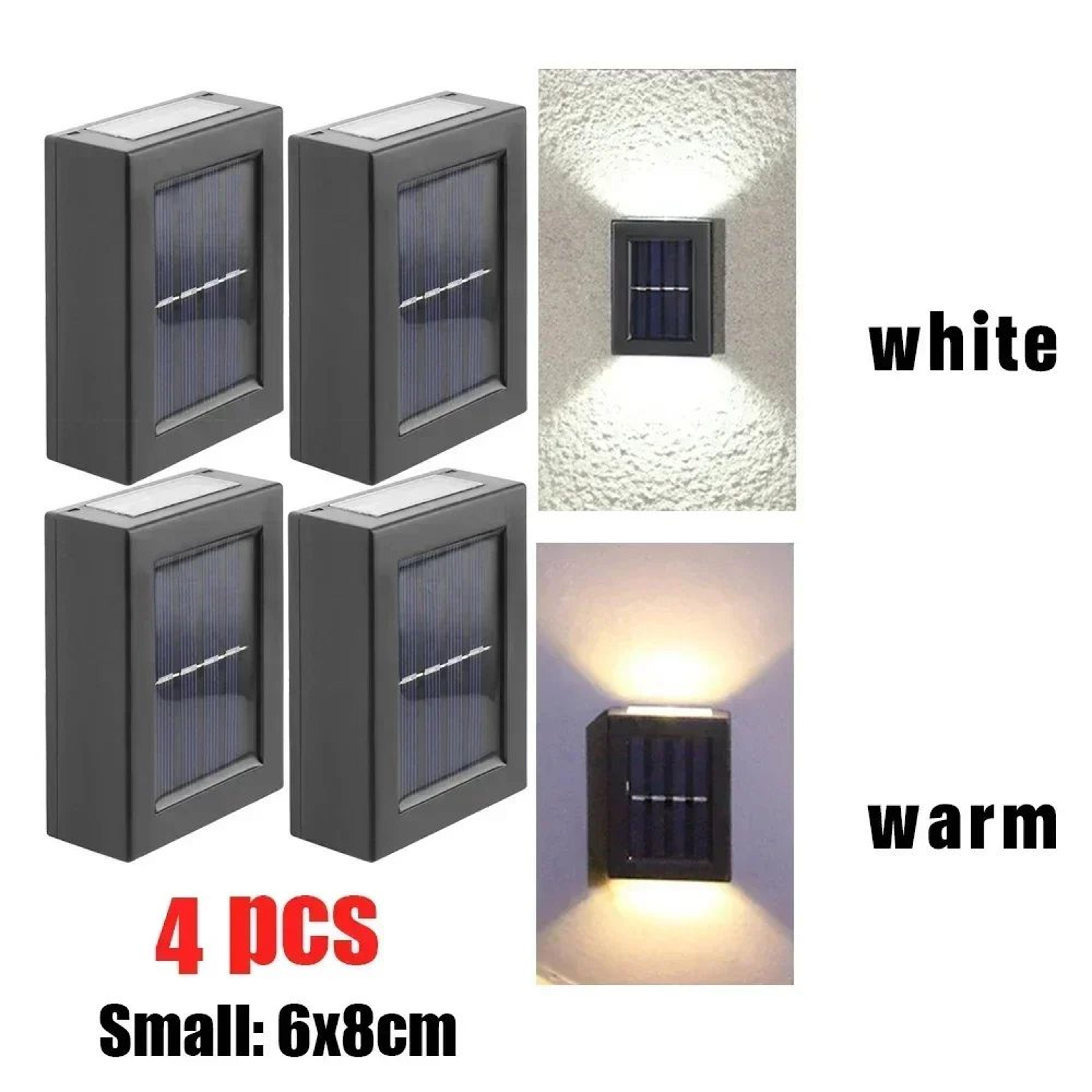 Solar Up And Down Outdoor Wall Lights  Waterproof Garden And Fence Lights 8
