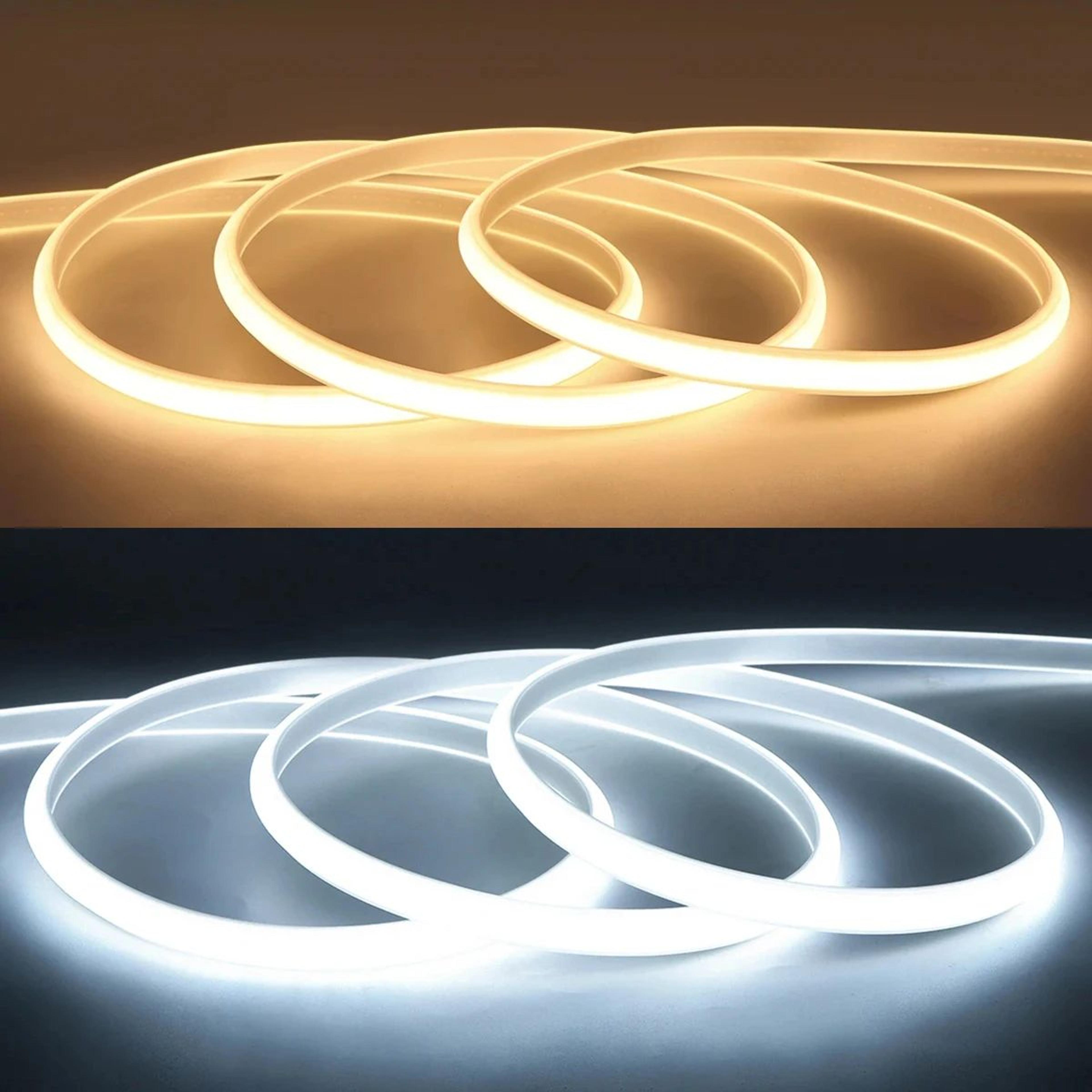 220V Waterproof COB LED Strip Light With EU Plug For Indoor And Outdoor Lightin 3