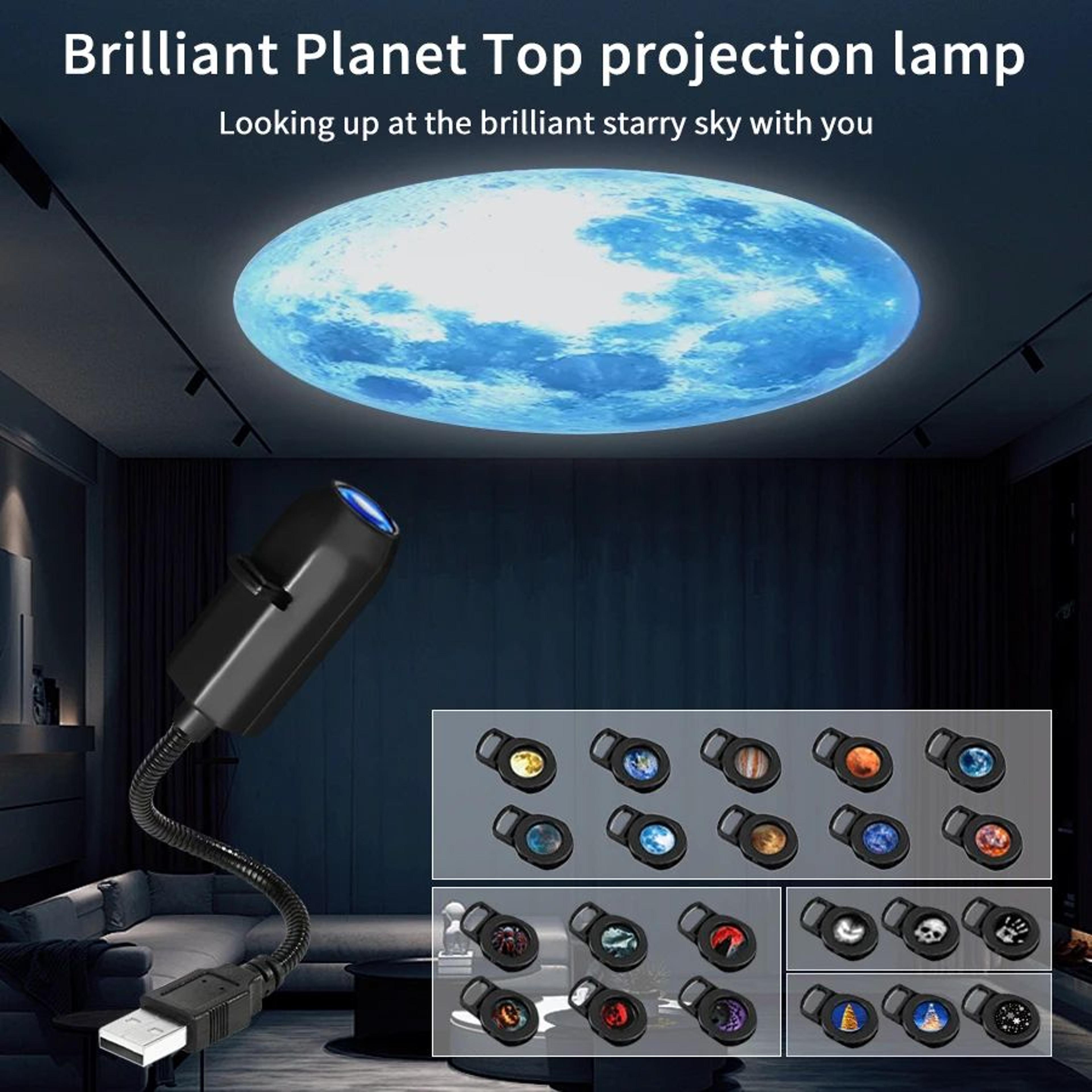 5V USB Planet And Holiday Ceiling Projection Light 0
