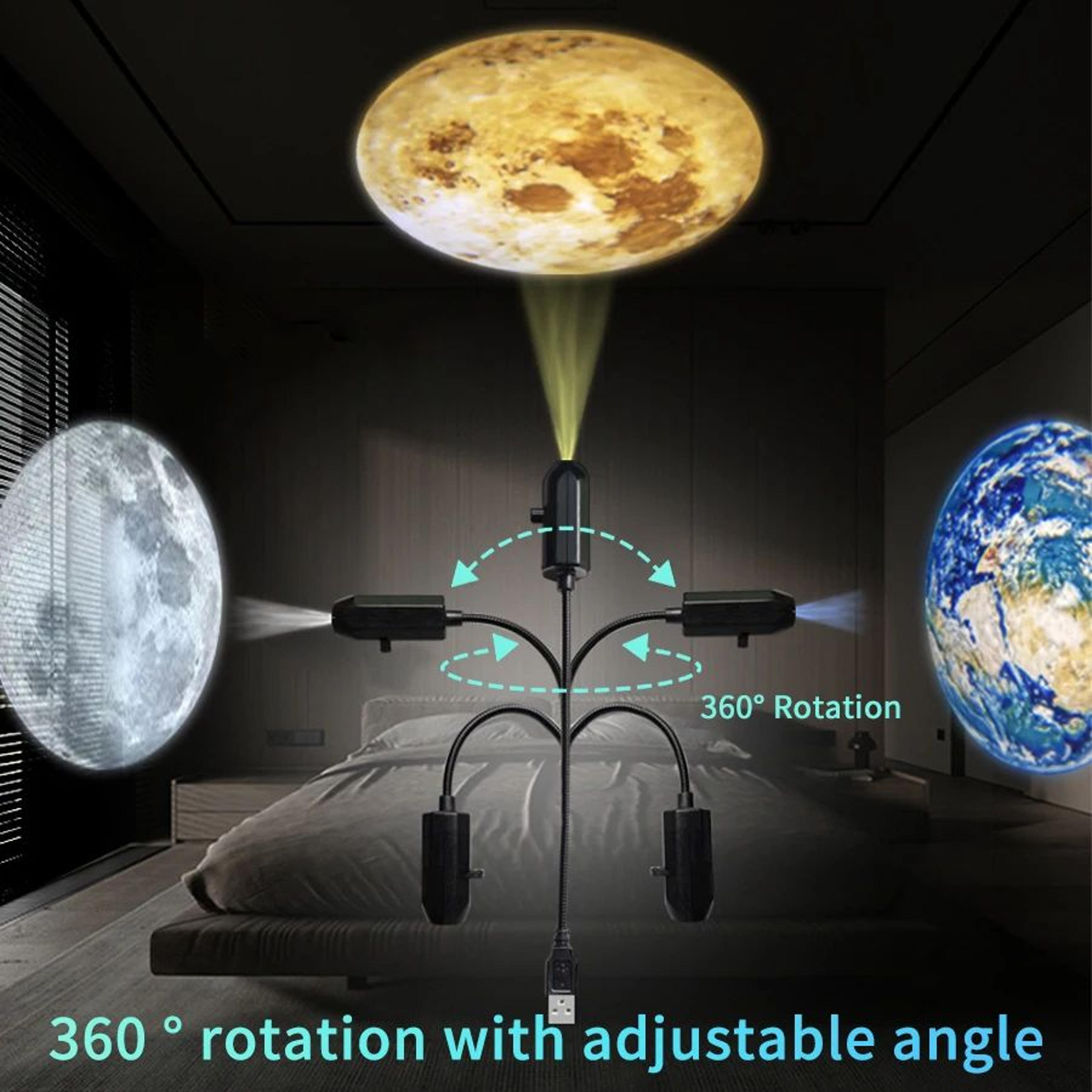5V USB Planet And Holiday Ceiling Projection Light 1