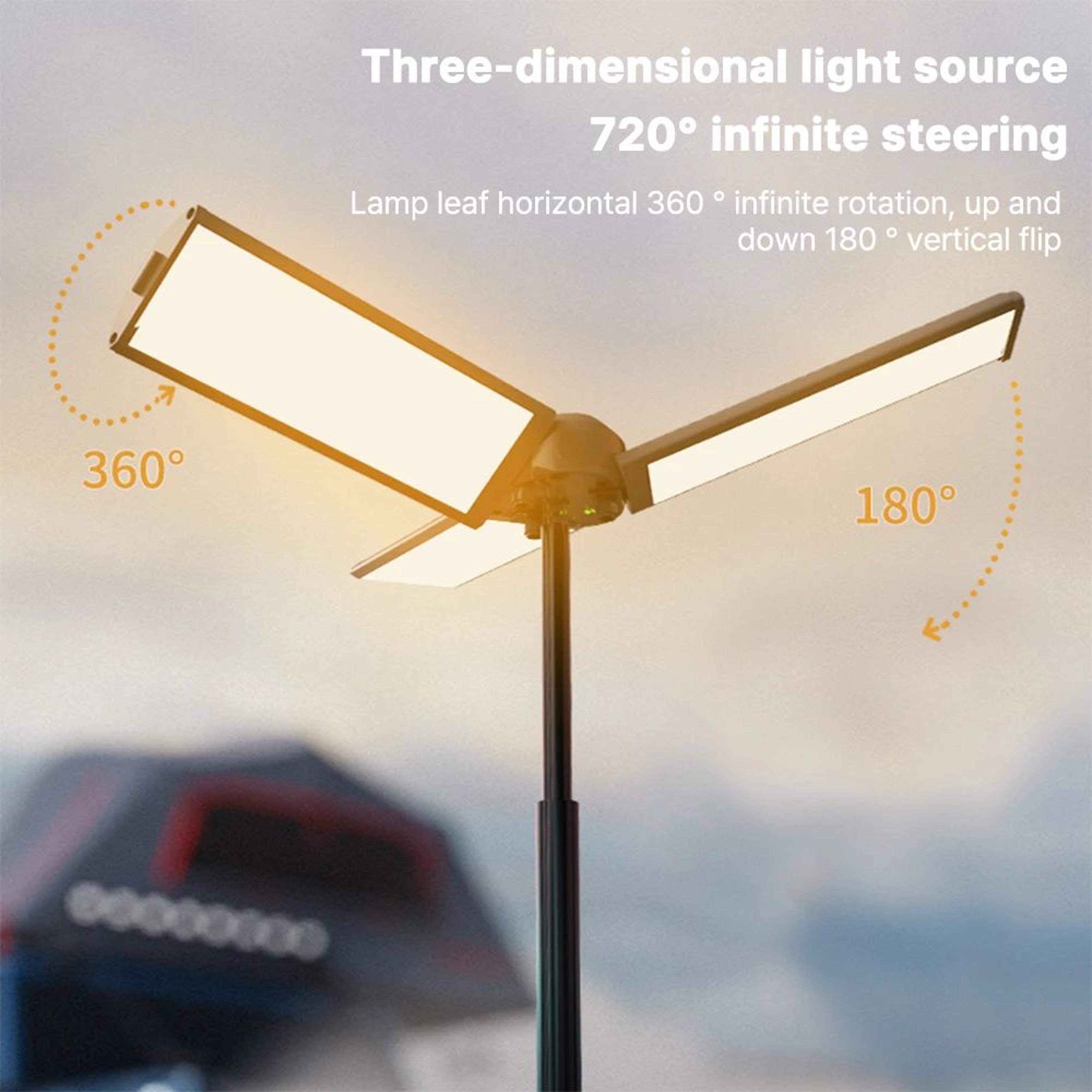 8000mAh Telescopic Rechargeable Camping Lantern With Adjustable LED Light 1