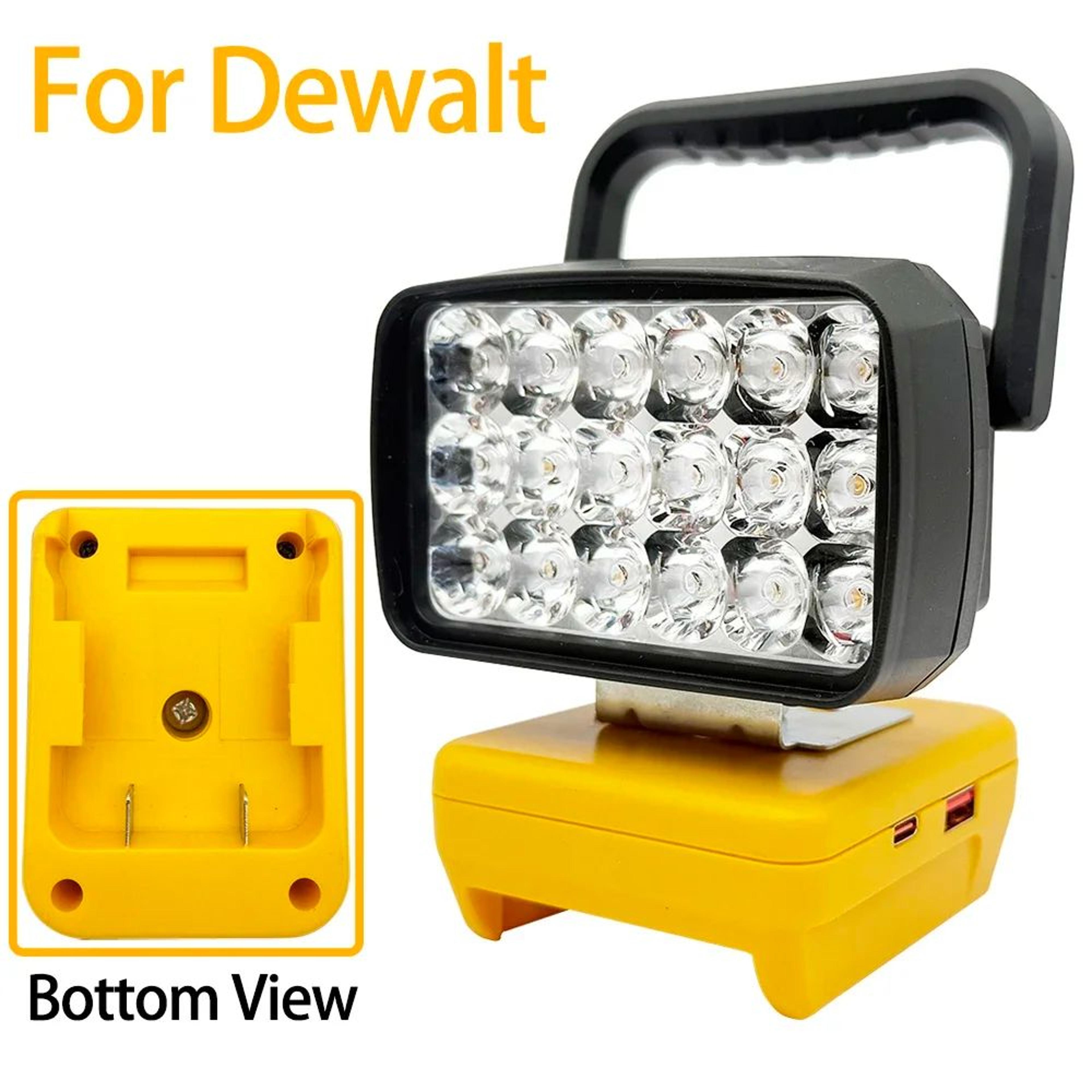 18 LED Cordless Work Light For 18V 20V Batteries 6