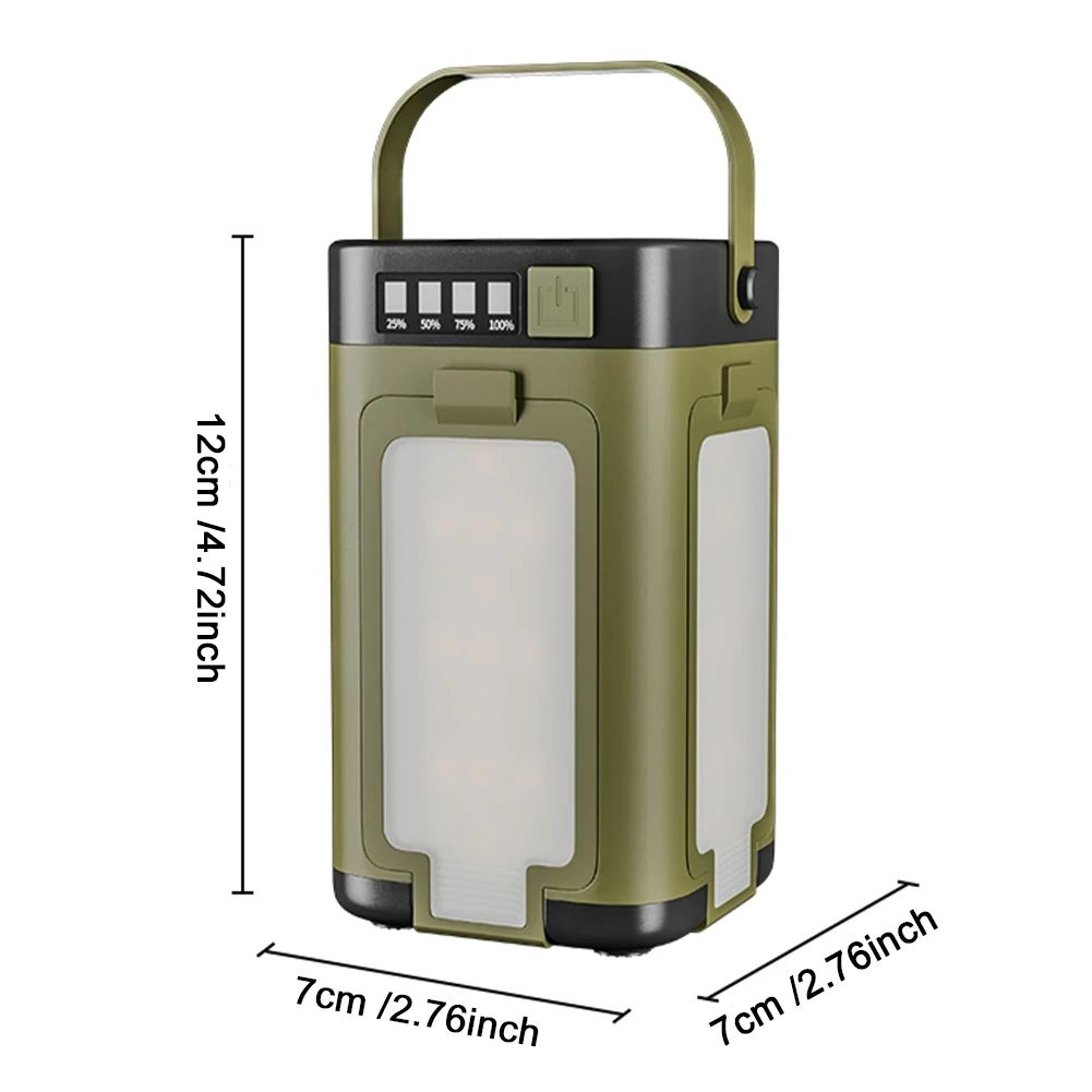 Foldable Solar Camping Lantern With Power Bank And Portable LED Flashlight 6