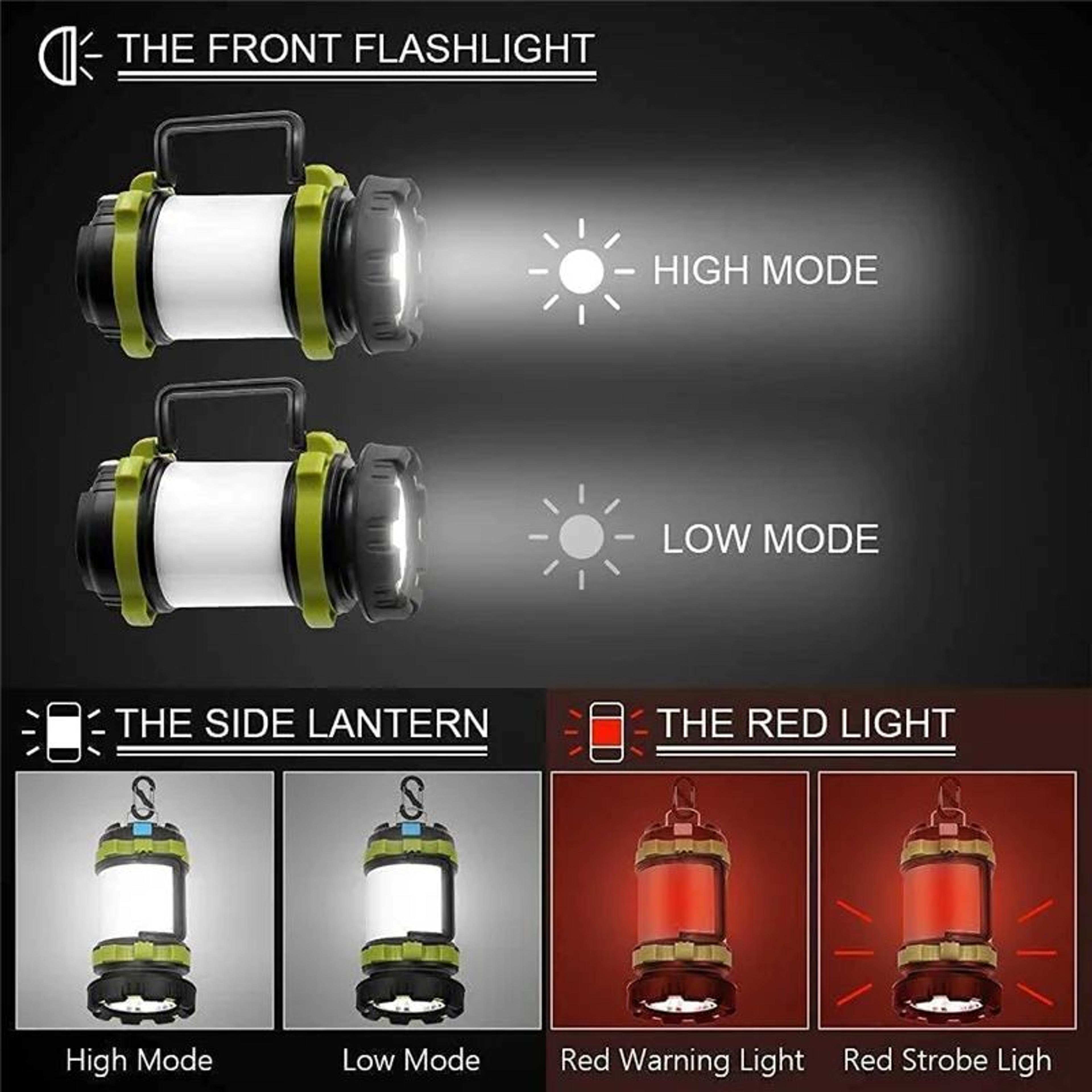 Rechargeable LED Camping Lantern With Power Bank And 6 Light Modes 1