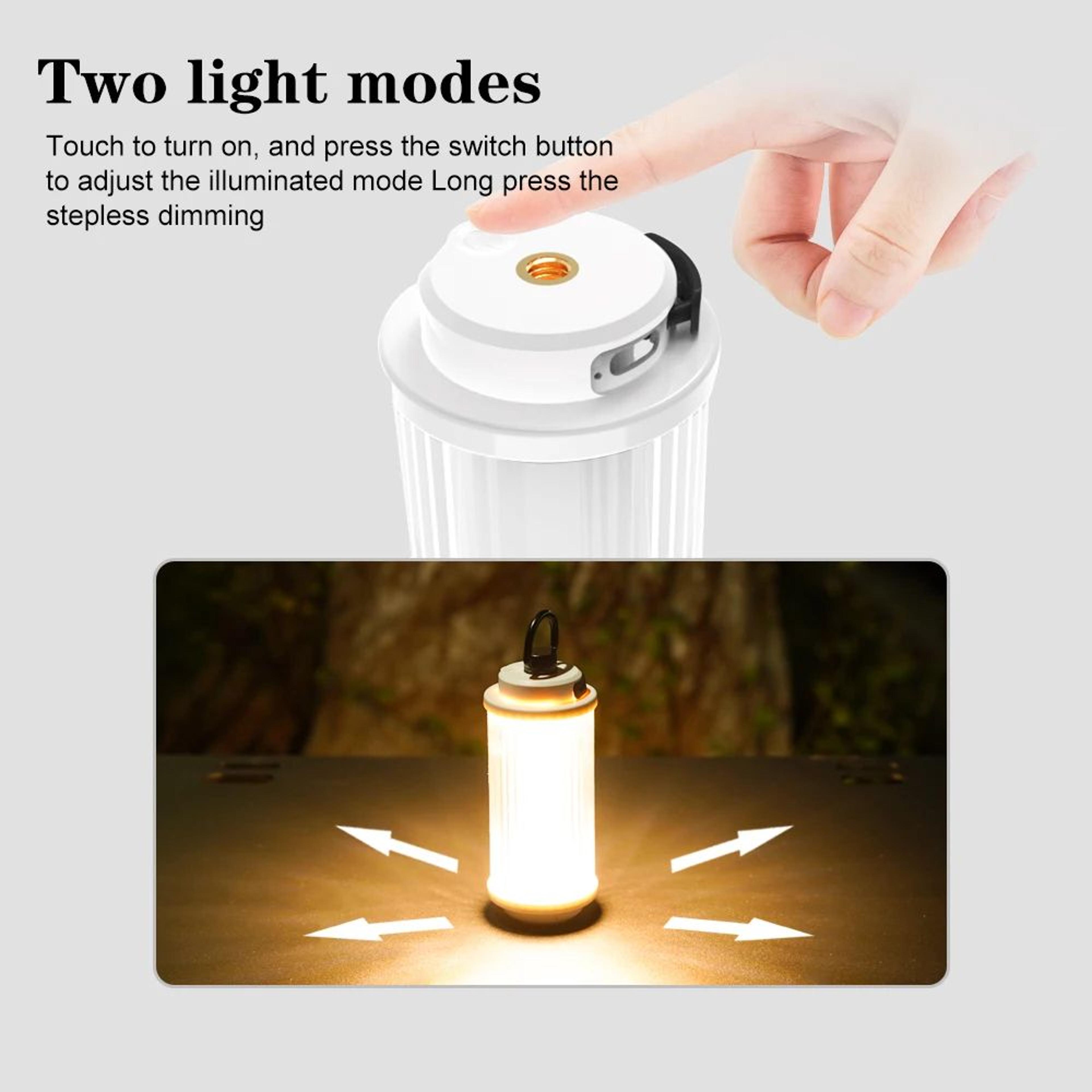38 Explore 3000mAh USB Rechargeable LED Camping Lantern With Stepless Dimming 3