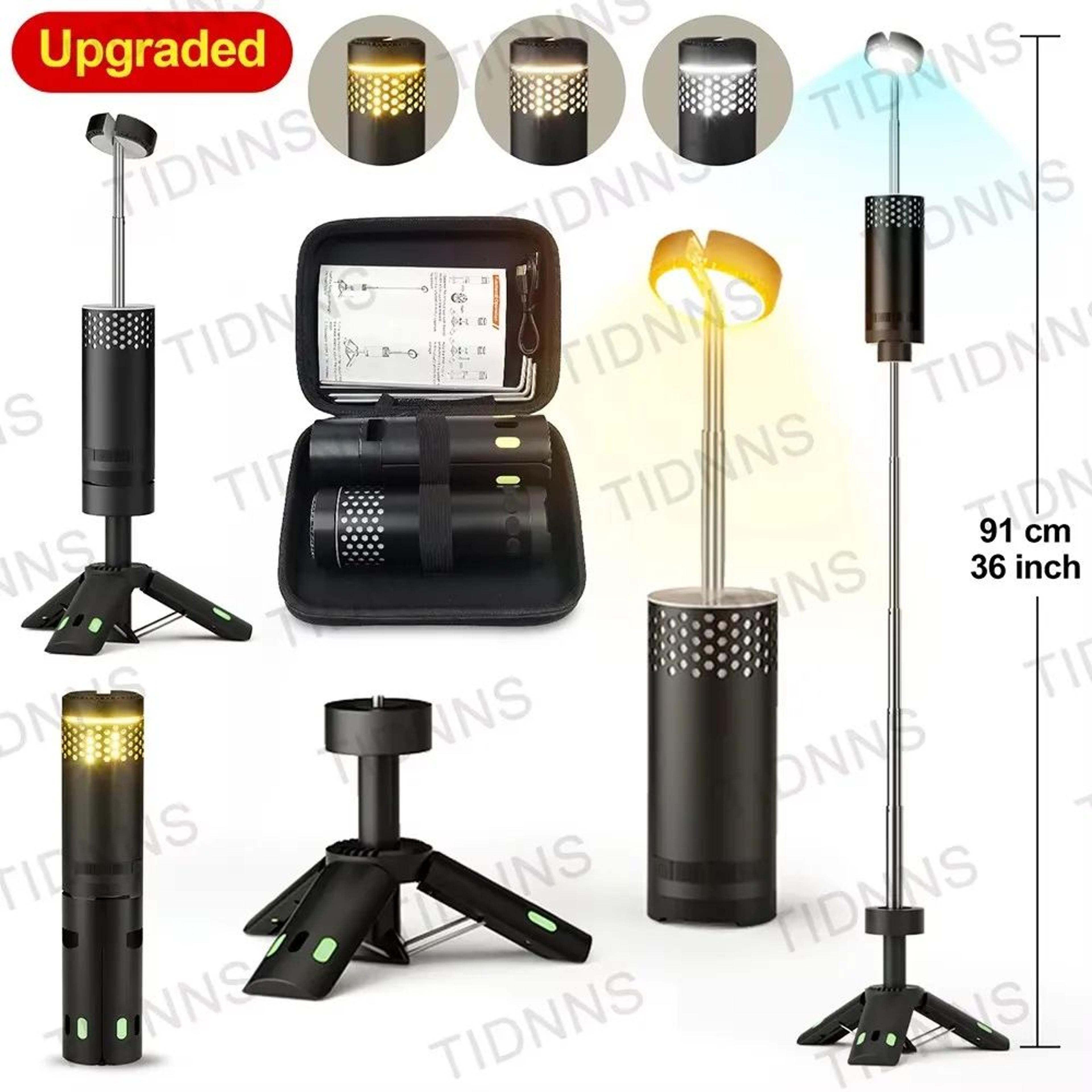 10000mAh Rechargeable Camping Lantern With Magnetic Base And Telescopic Stand 8