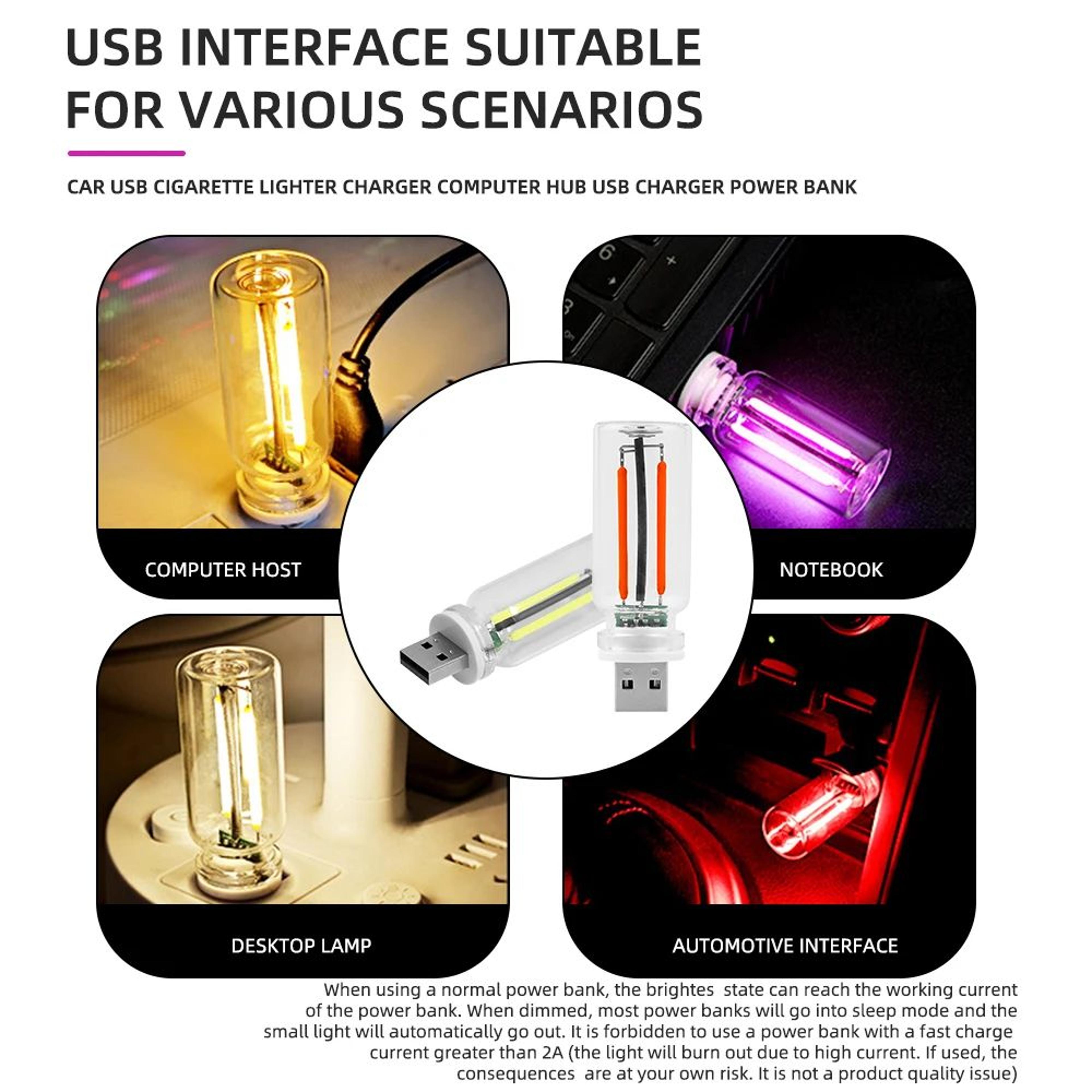 Vintage USB Touch Dimmable Edison LED Bulb For Bedside And Ambient Lighting 3