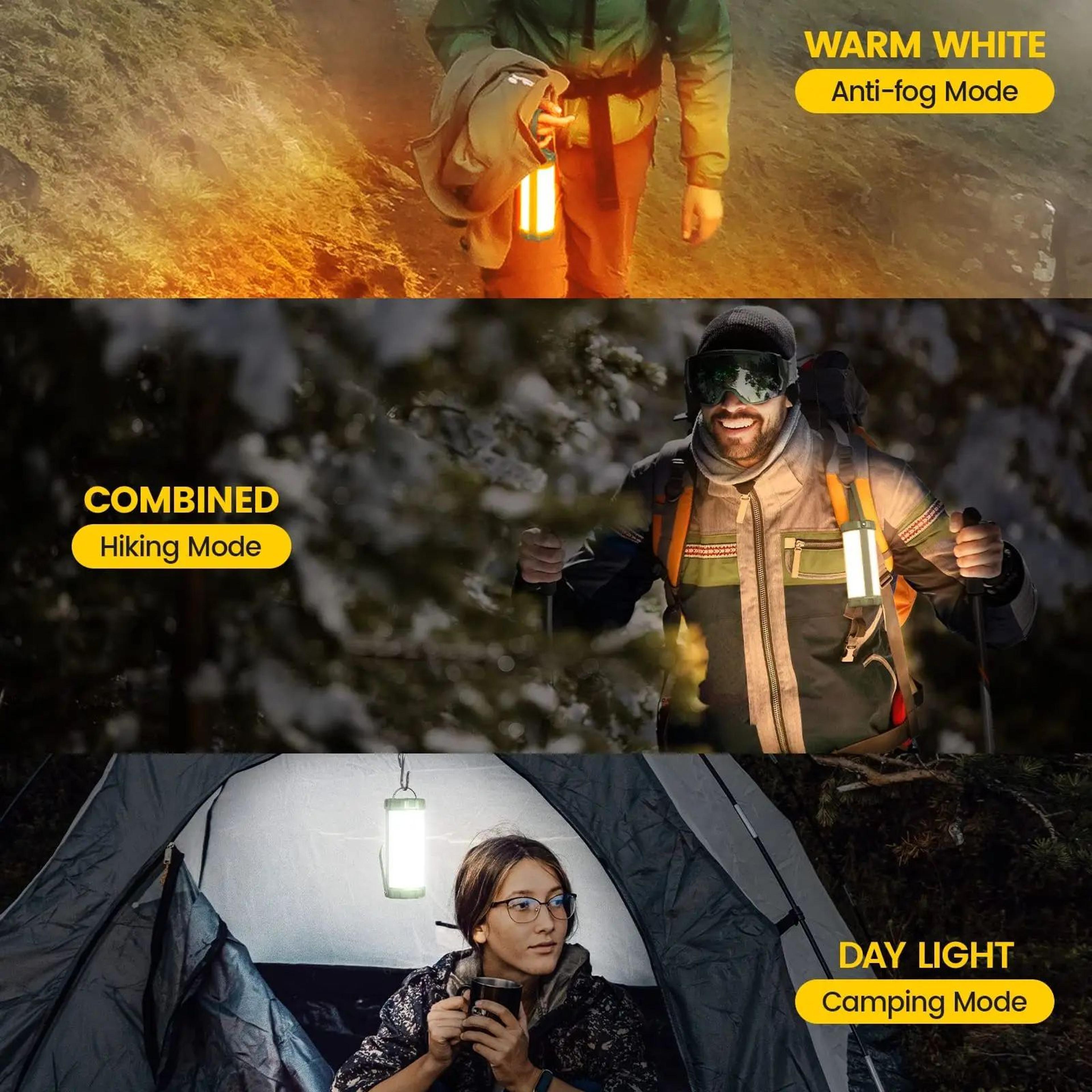 106 LED Rechargeable Survival Camping Lantern With Power Bank And SOS Light 5