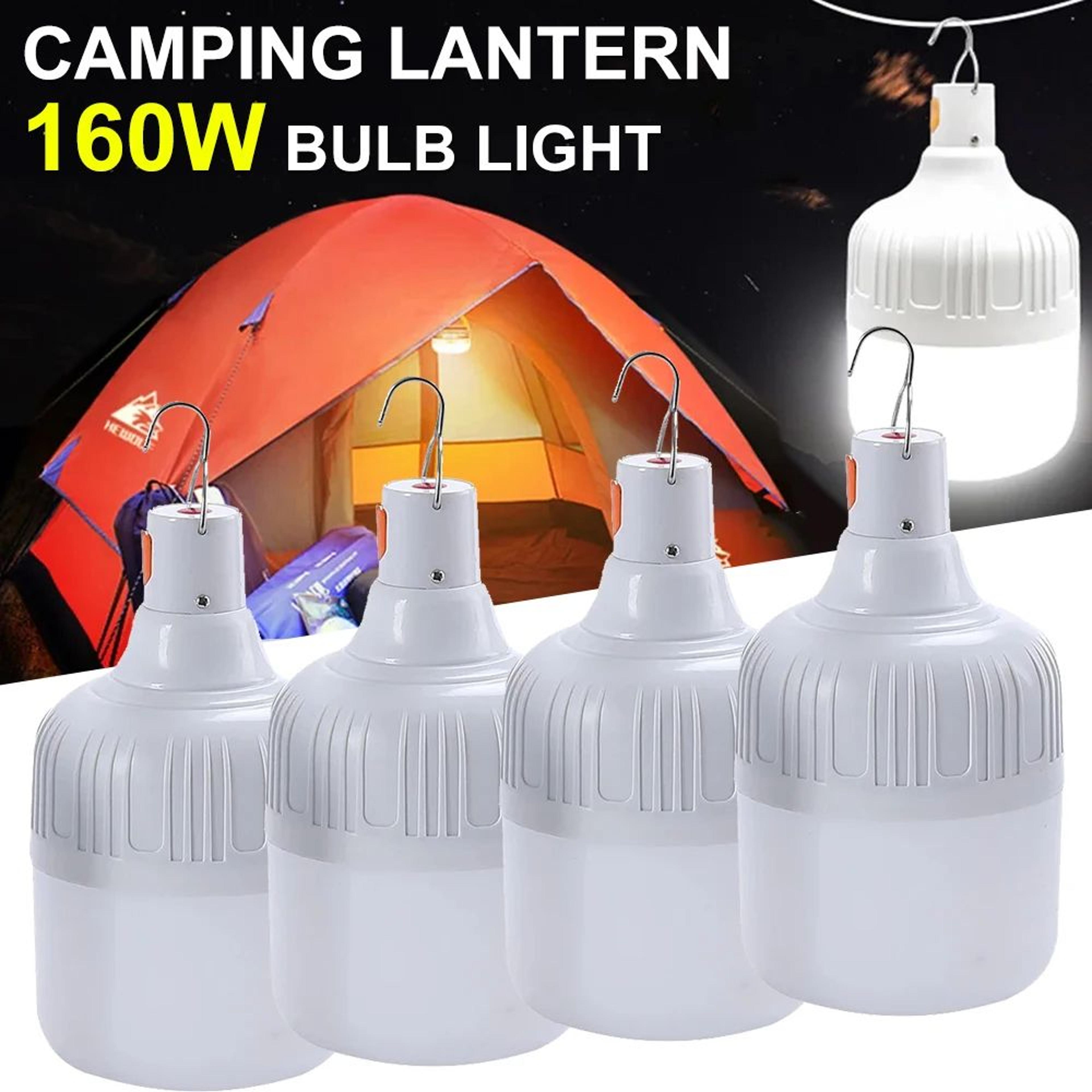 USB Rechargeable LED Camping Bulb With Hanging Hook For Tent And Emergency Lighting 0