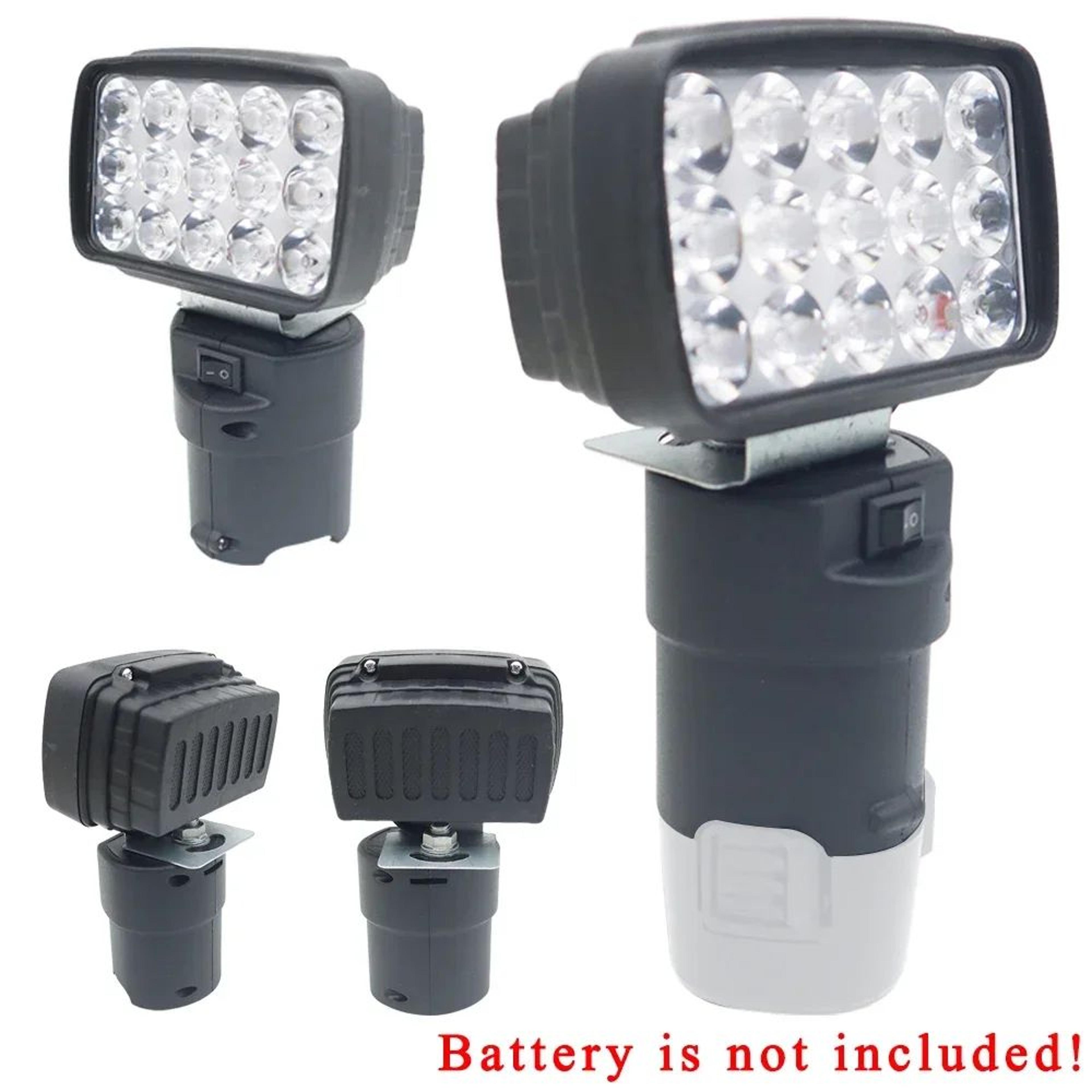 12v battery powered led work light floodlight spotlight for car repair and outdoor use