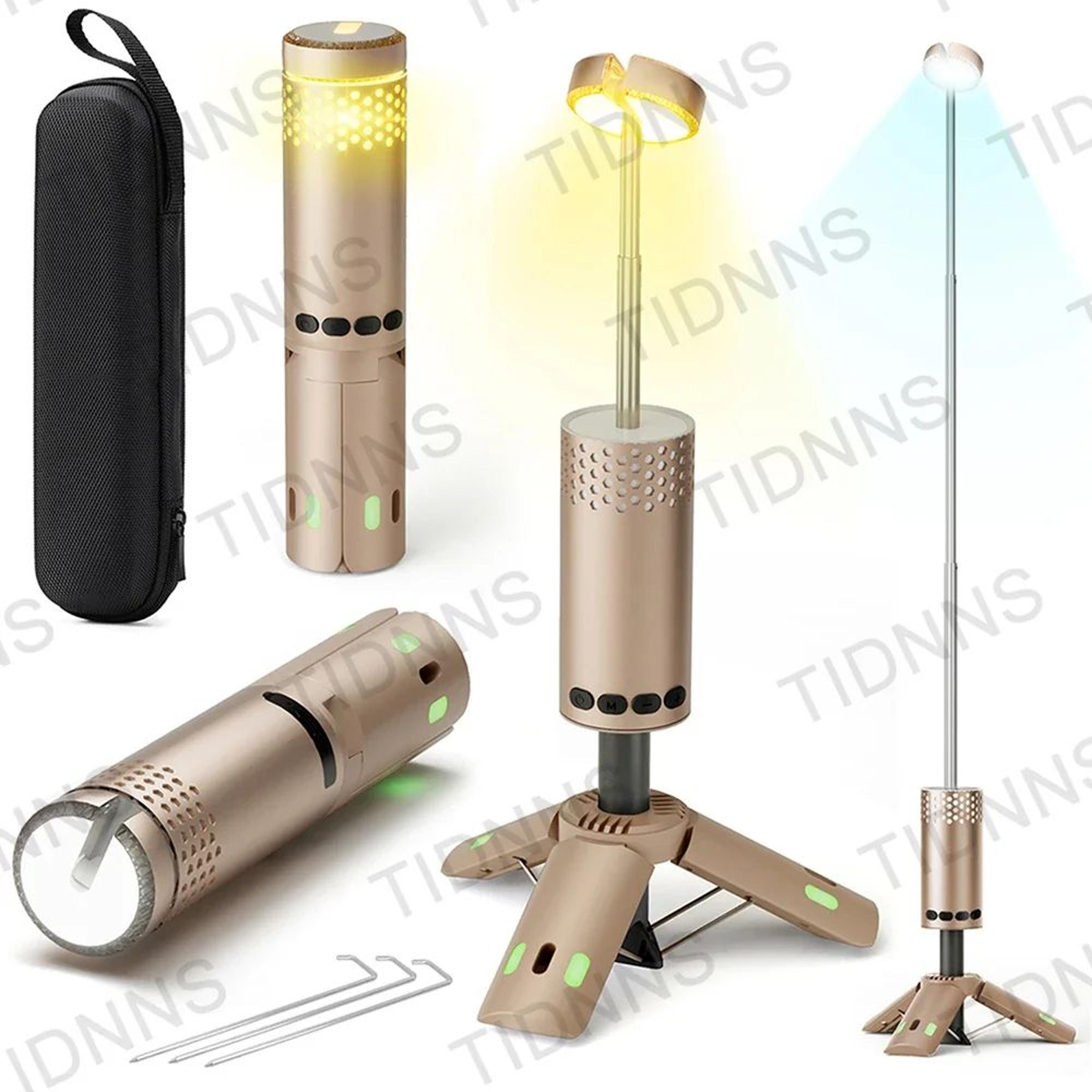 10000mAh Rechargeable LED Camping Lantern With Magnetic Base And Telescopic Stand 10