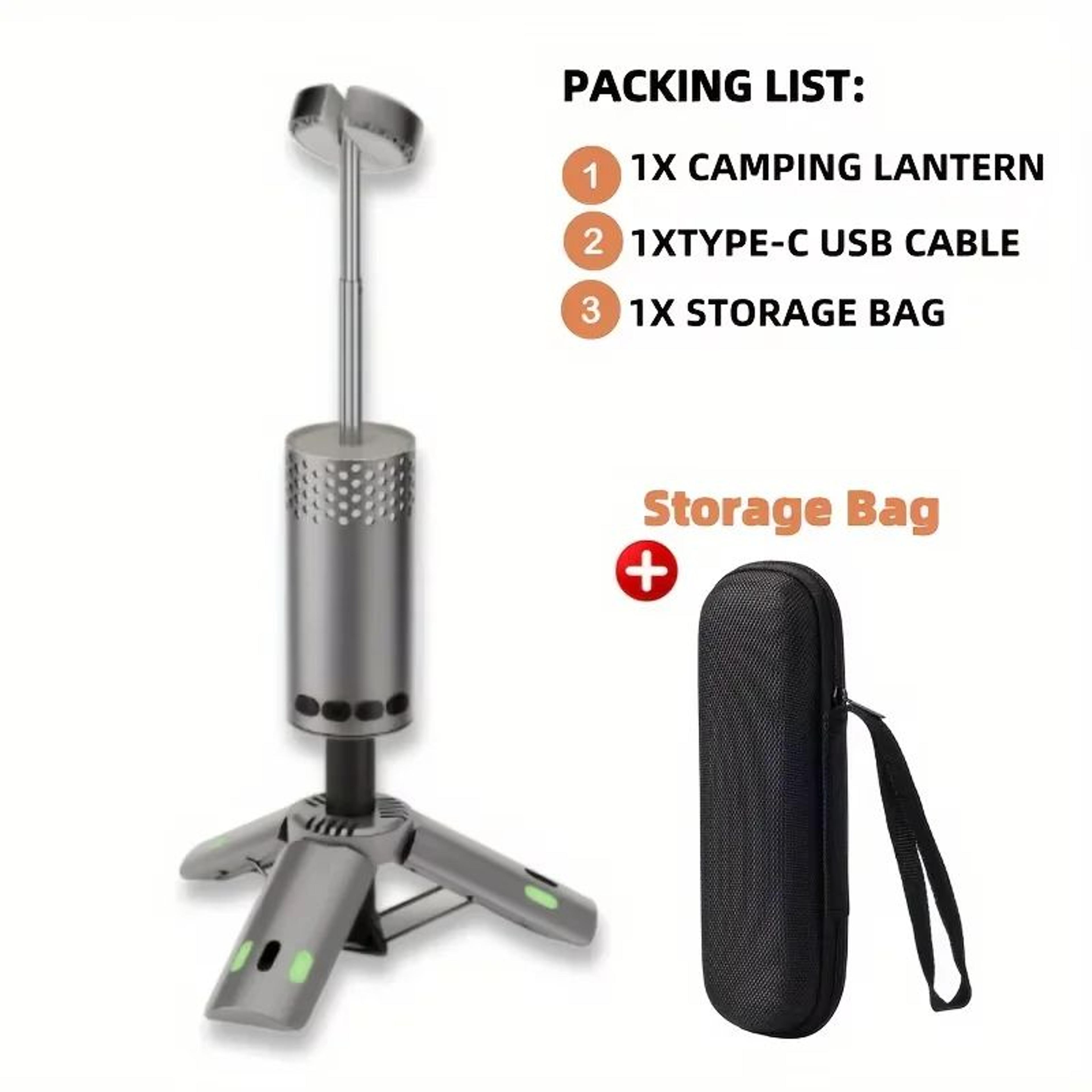 Portable Telescopic Rechargeable LED Camping And Work Light 5