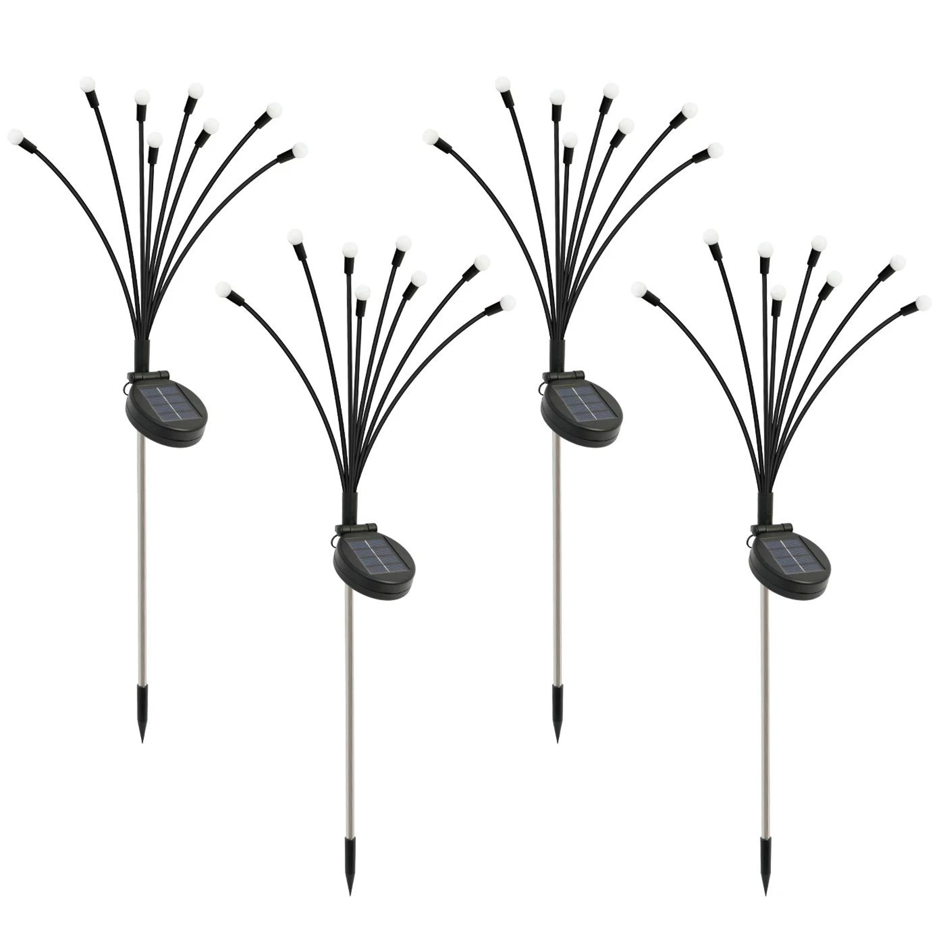 8 Head Solar Firefly Garden Lights  Waterproof Swaying Outdoor Pathway Lights 7