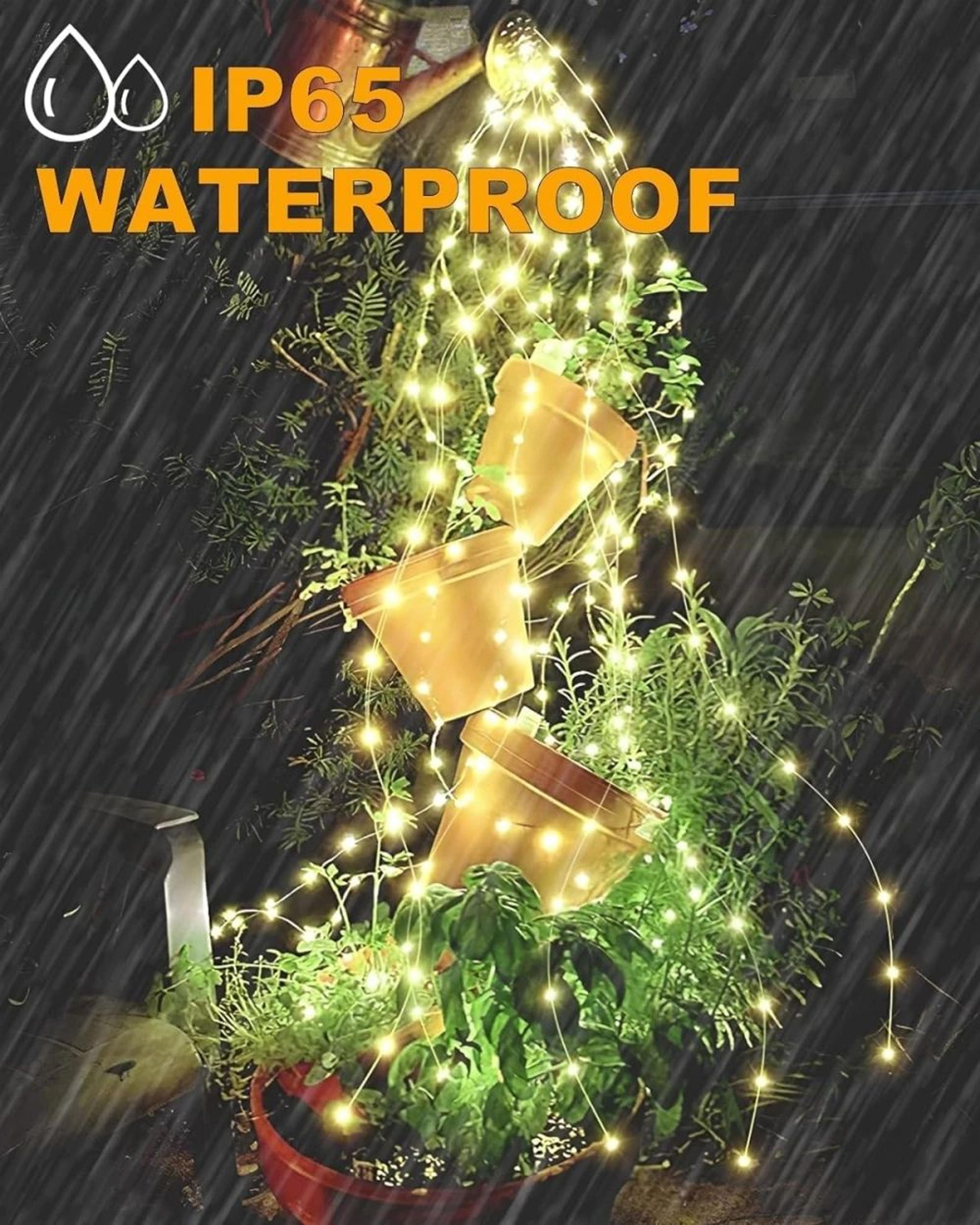 220 LED Solar Firefly Bunch Lights With 8 Modes Waterproof Outdoor Fairy Lights 0