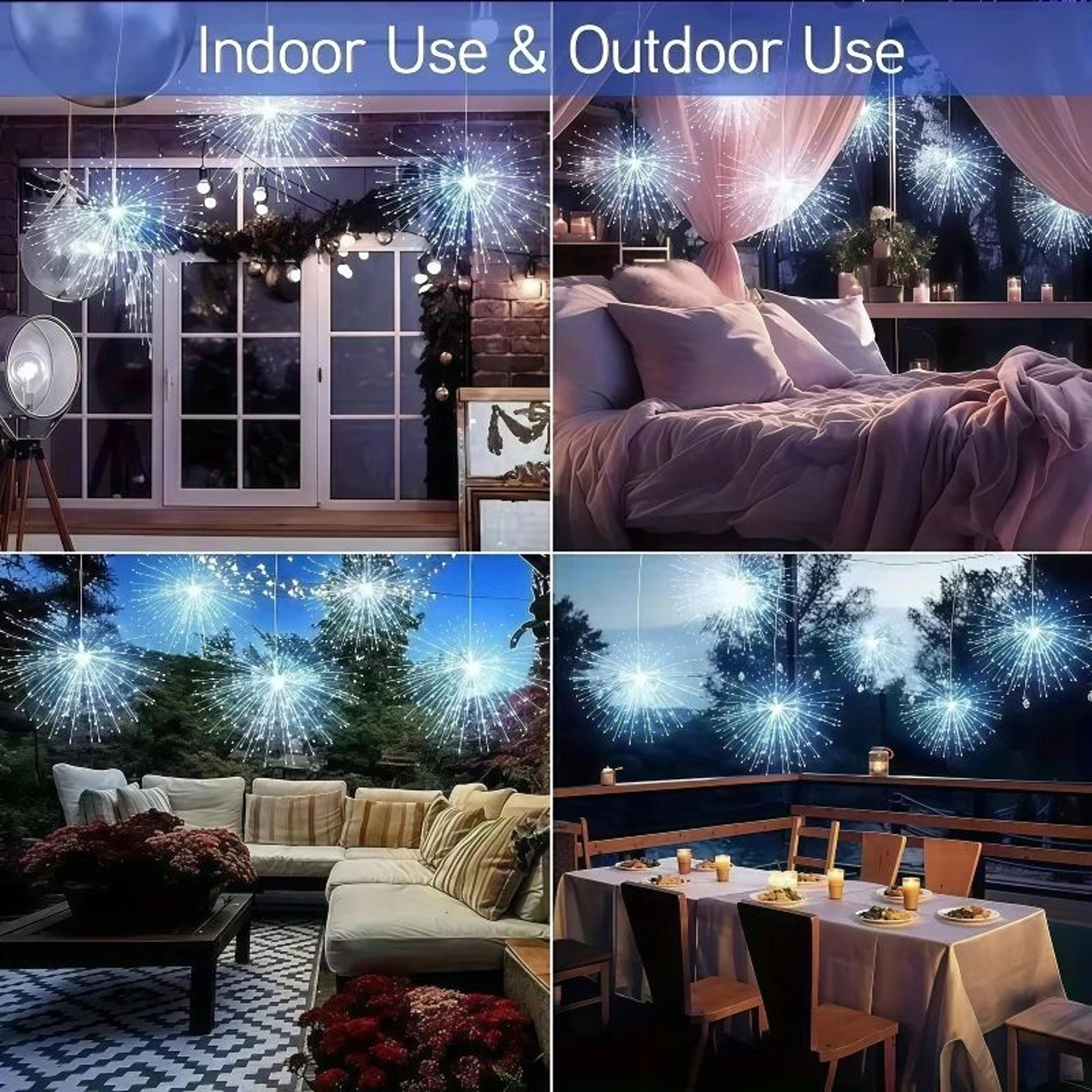 45PCS Hanging Solar Firework Lights With 8 Lighting Modes 4