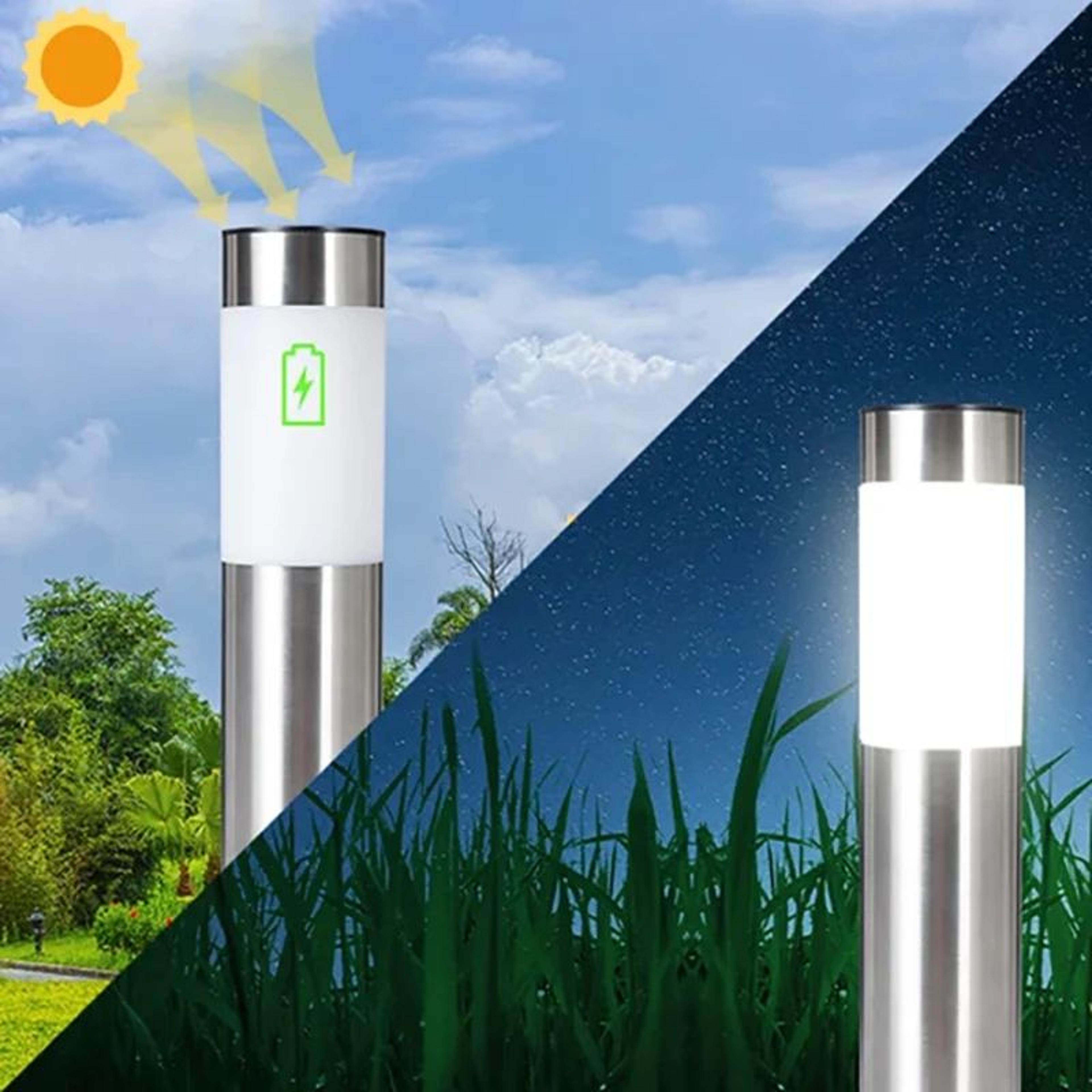 Solar Pathway Lights Waterproof Auto On Off LED Landscape Lights For Yard And Walkway 4
