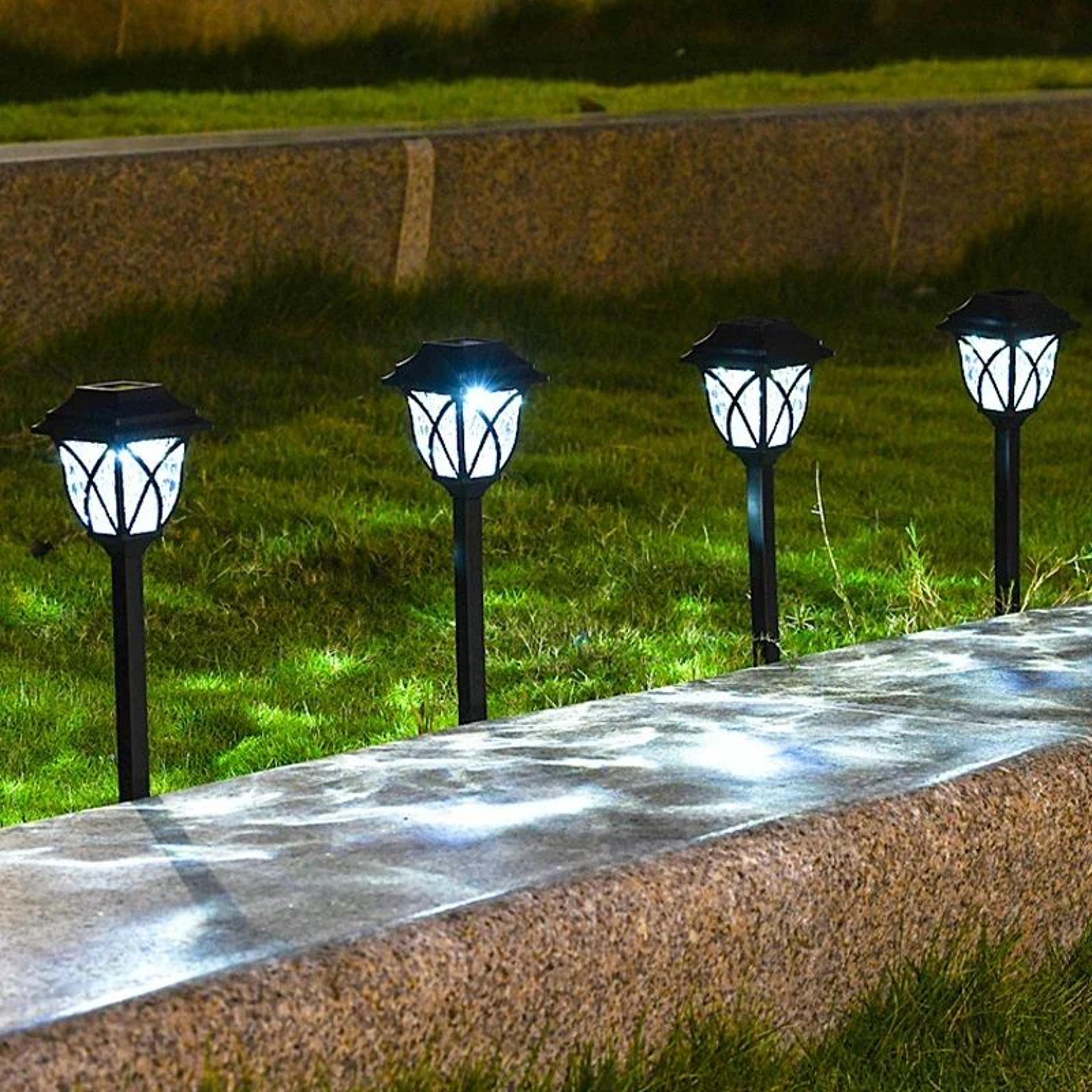 Solar LED Pathway Lights Outdoor Waterproof Yard And Landscape Lights 110 Pack 2