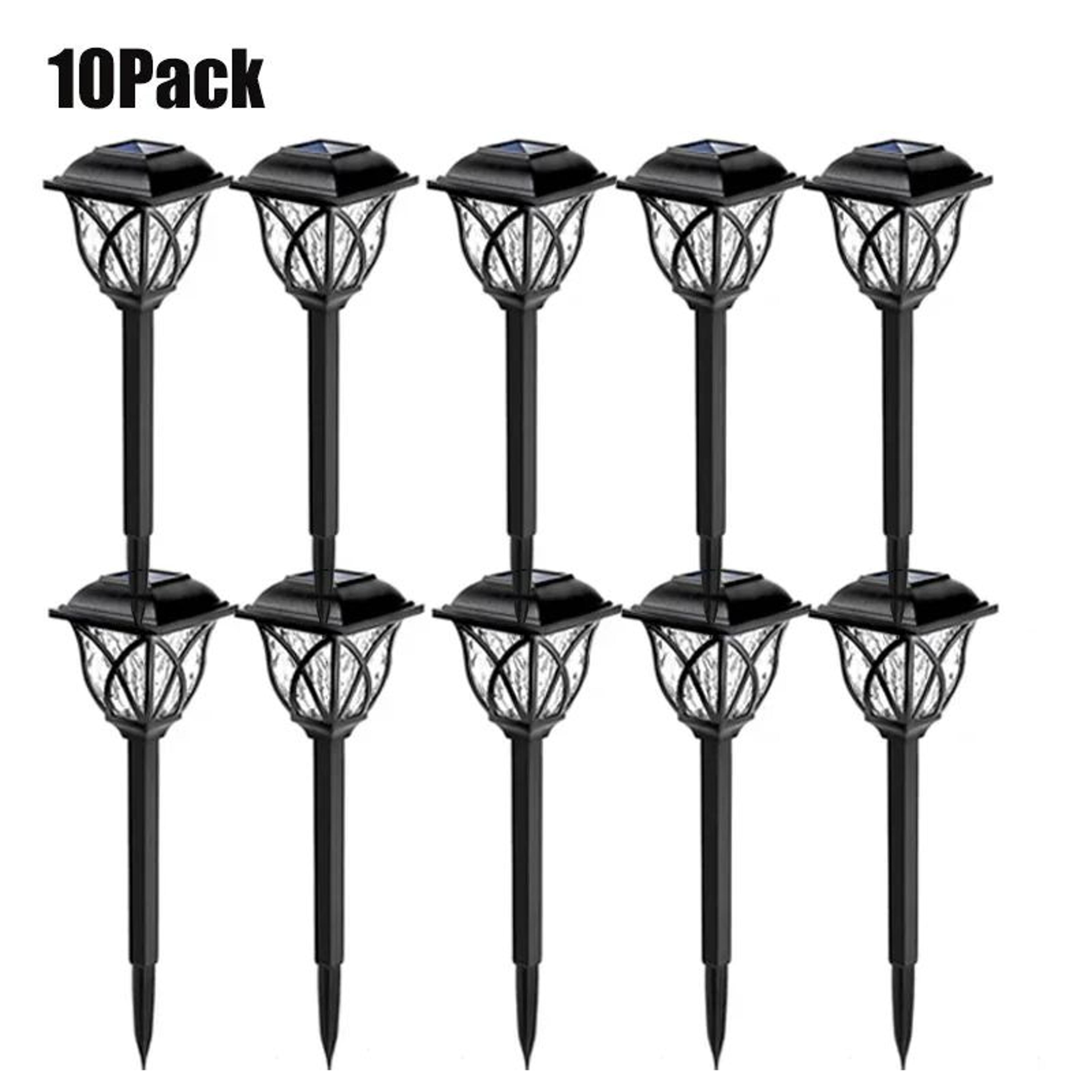 Solar LED Pathway Lights Outdoor Waterproof Yard And Landscape Lights 110 Pack 6