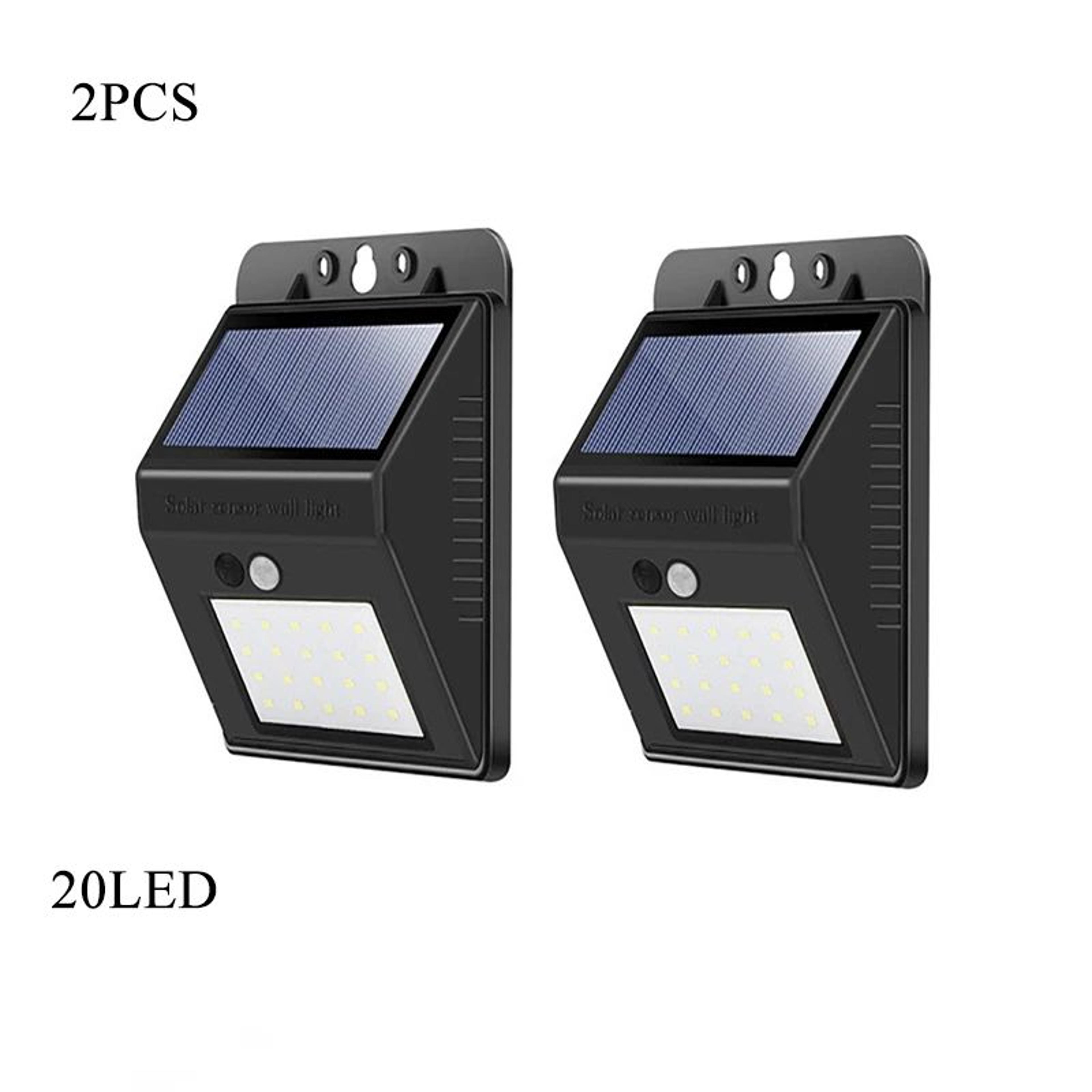 2030 LED Solar Motion Sensor Wall Light  Waterproof Outdoor Security Lamp 6