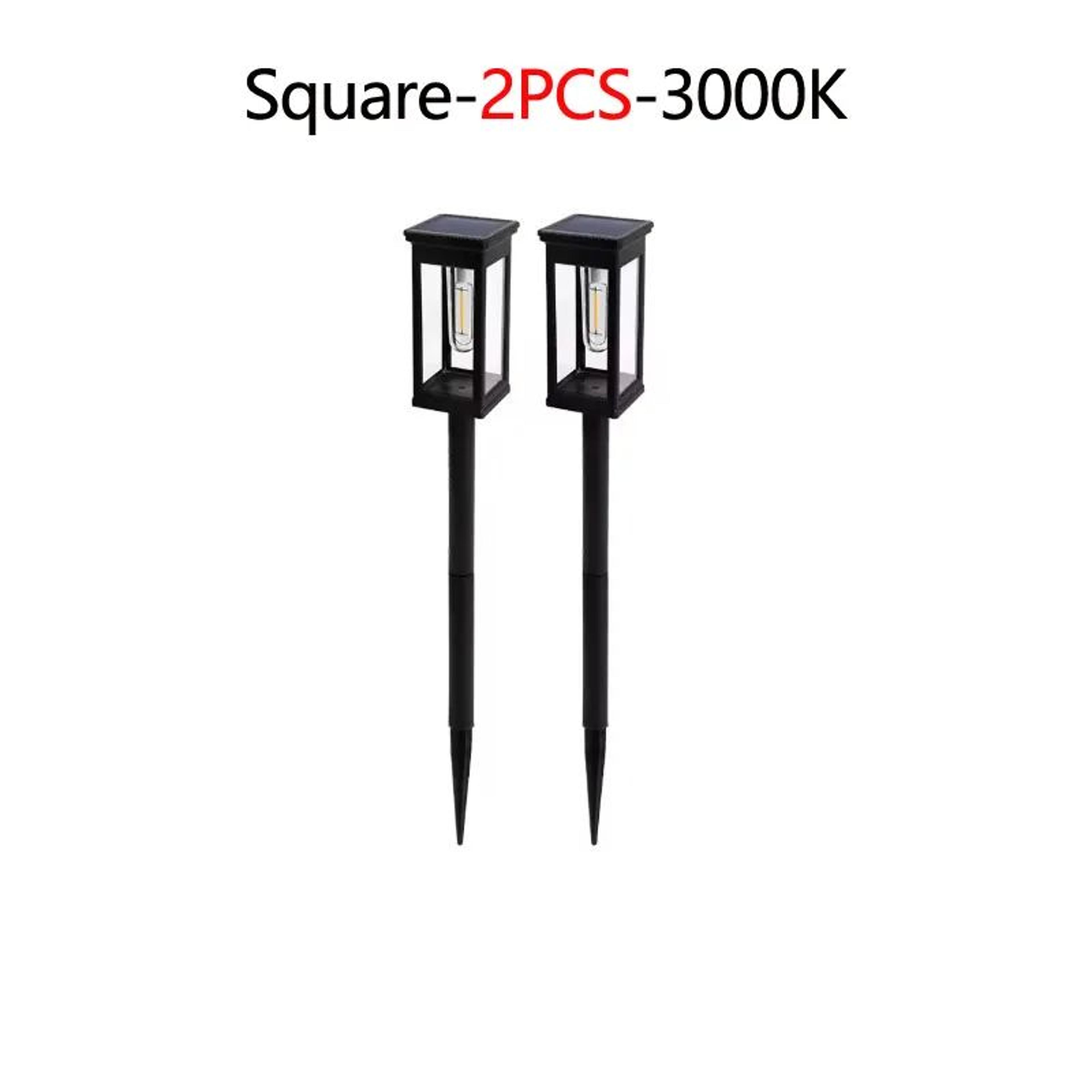 Retro Solar Pathway Lights  Warm White IP65 Waterproof Garden Stake Lights 246PCS 11