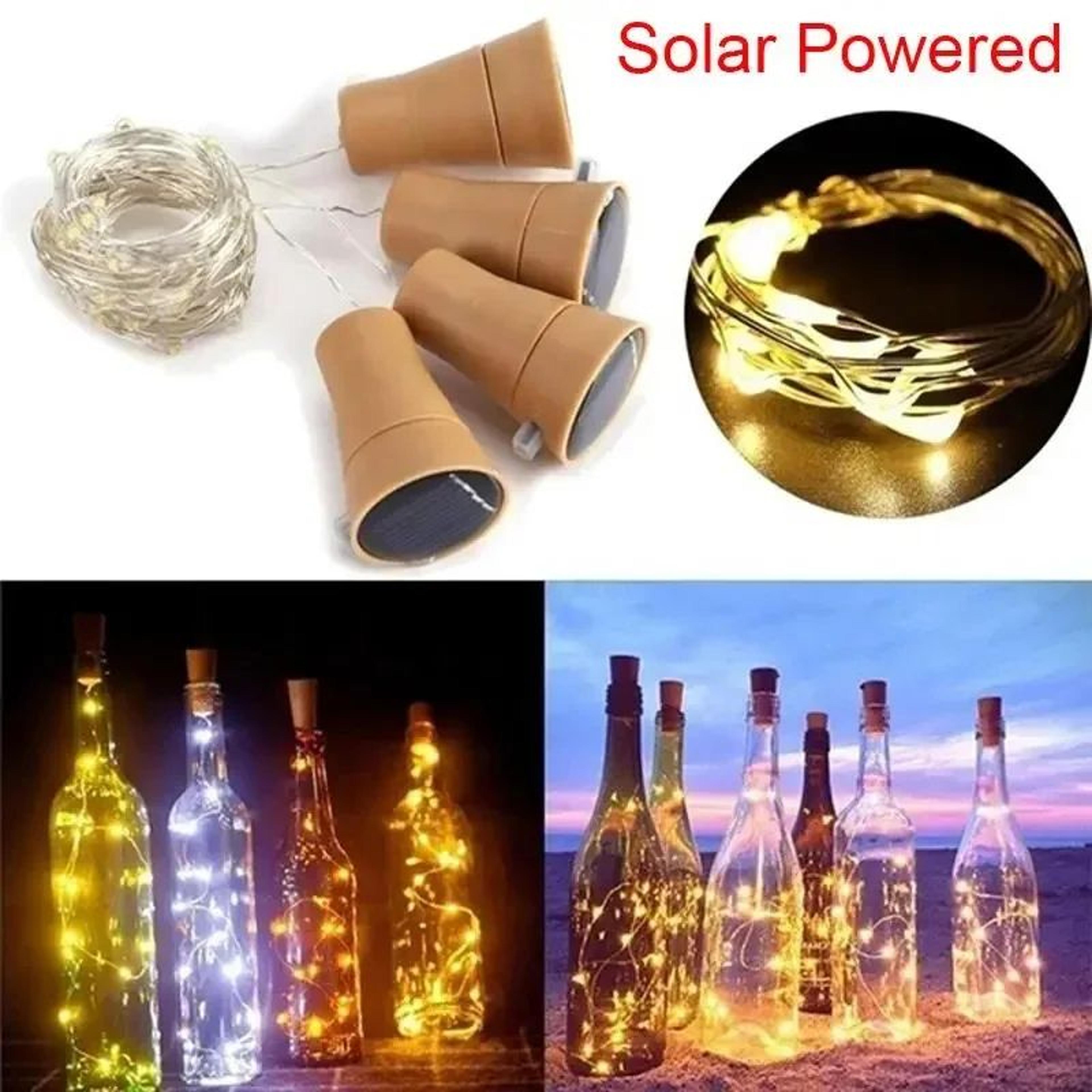 Solar Wine Bottle String Lights 20 LED Waterproof Cork Fairy Lights 5 Or 10PCS 4