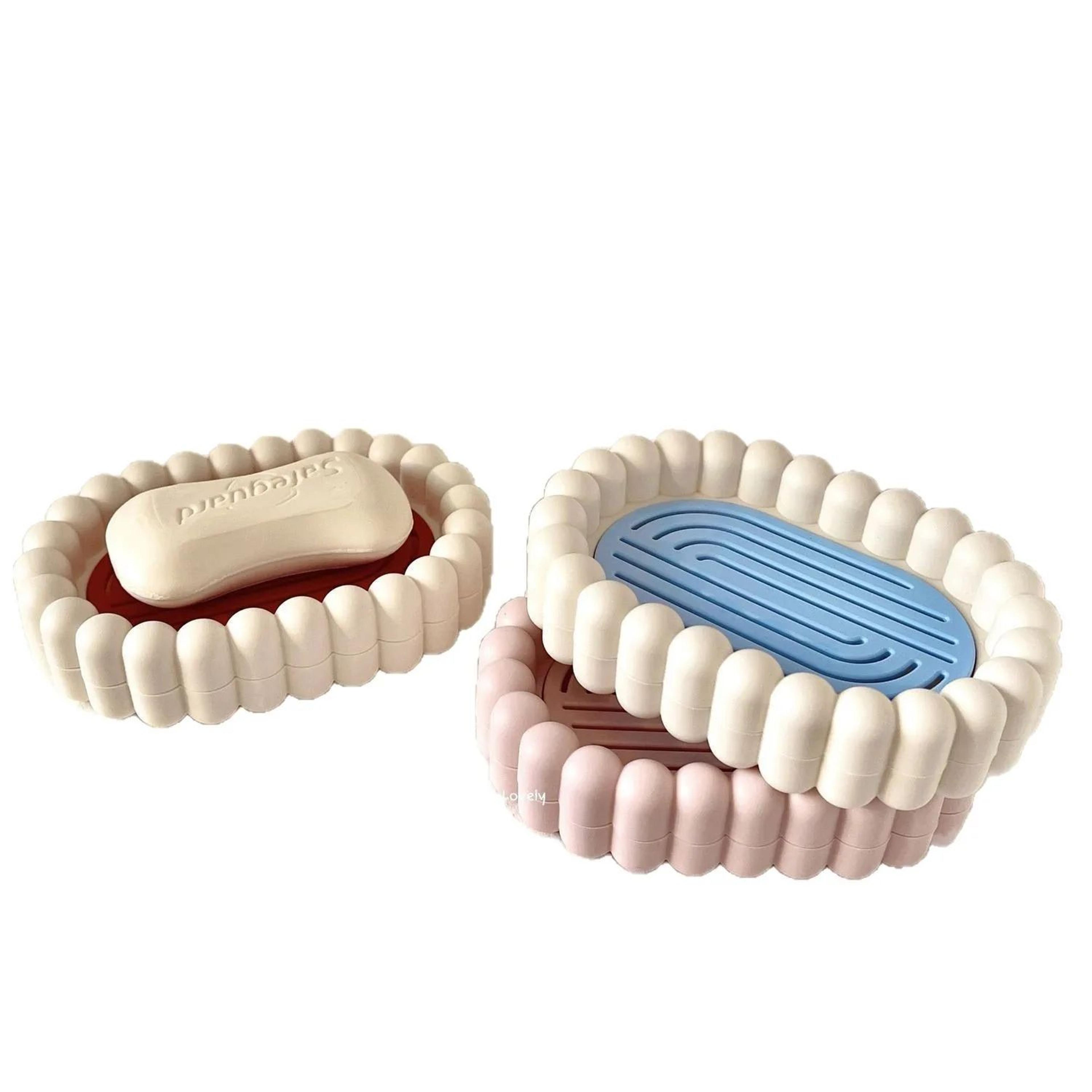 SelfDraining Plastic Soap Dish  Bathroom Soap Holder And Storage Tray 3