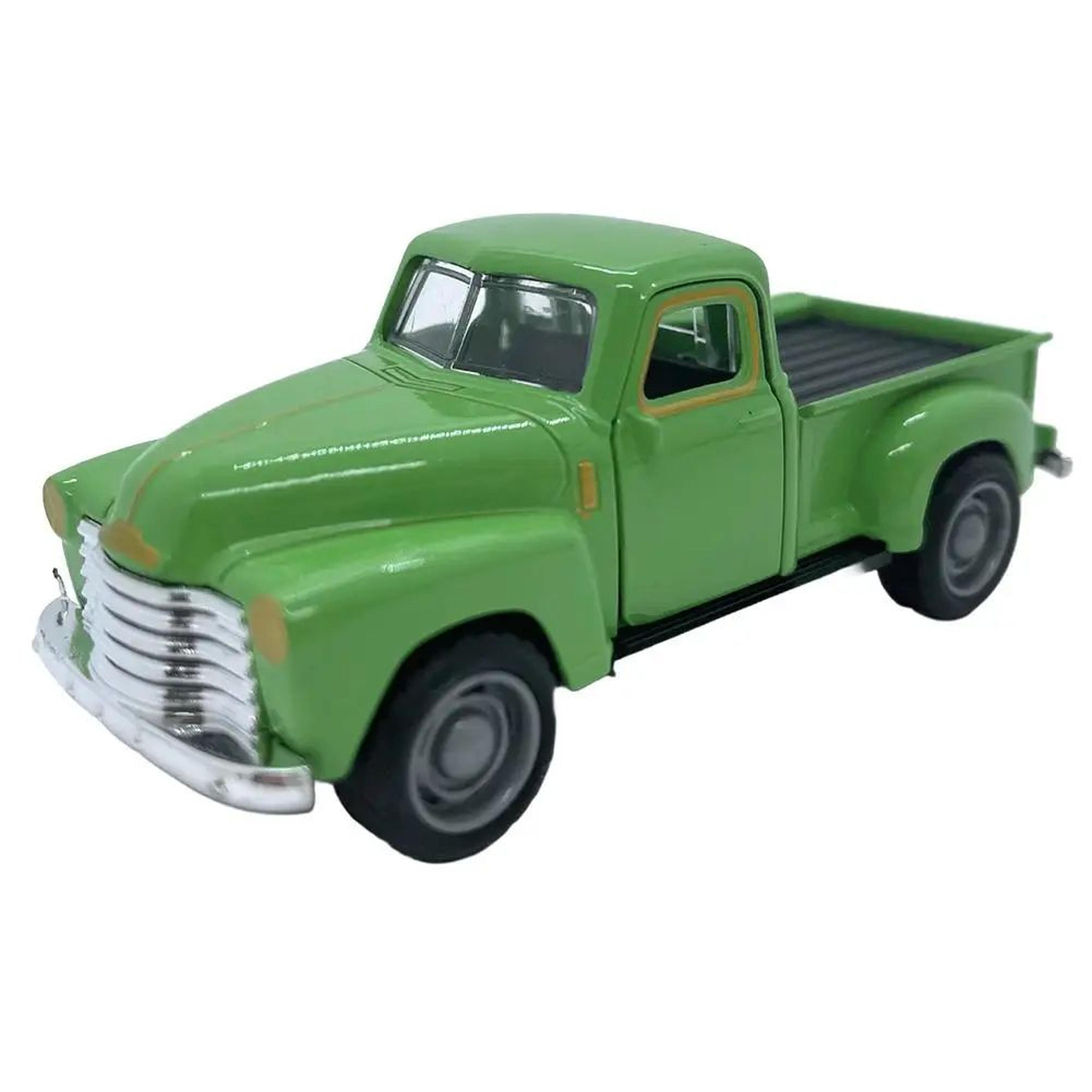 132 Vintage Red Metal Truck PullBack Diecast Model Toy And Collectible 6