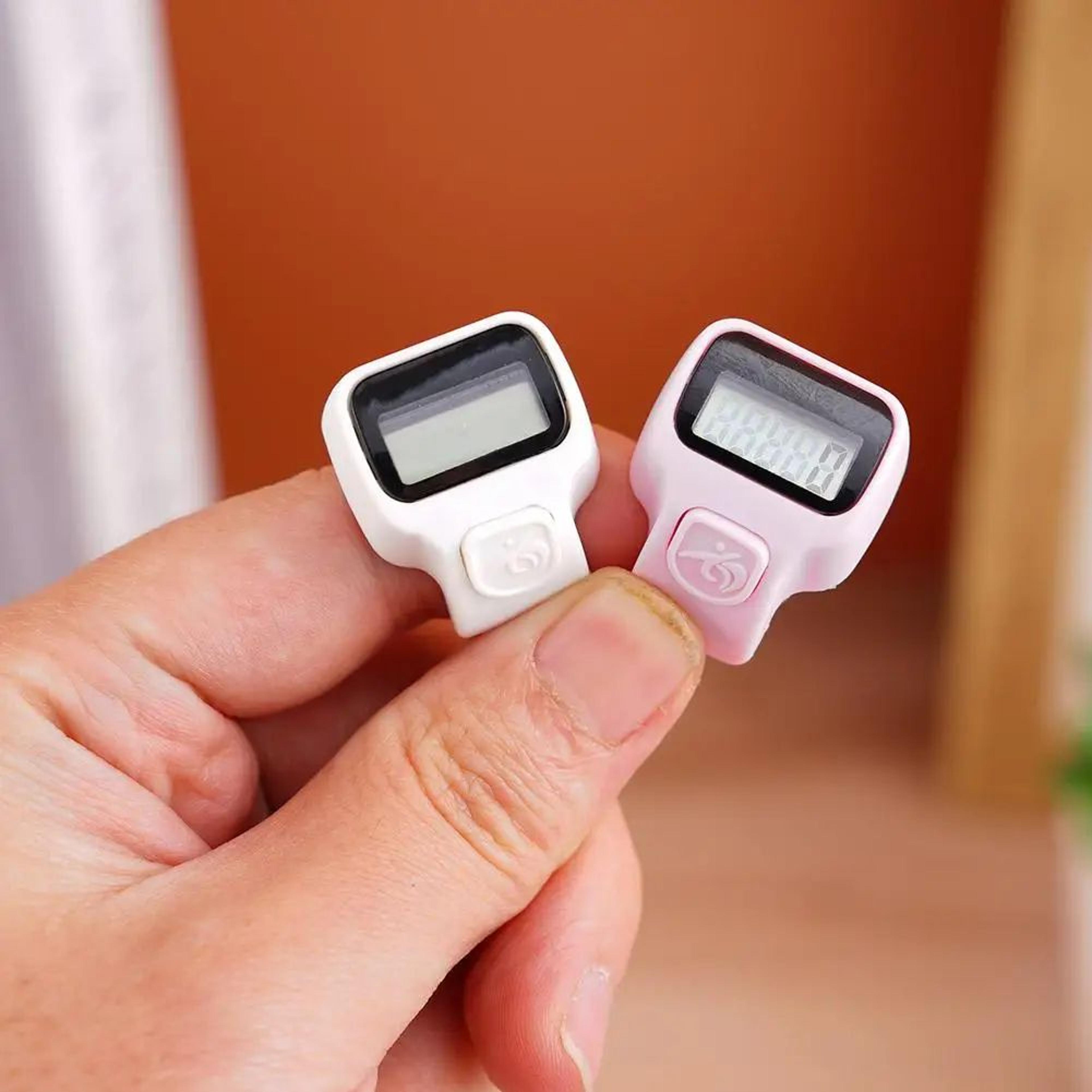 Mini Digital Finger Tally Counter With LCD Display  5Digit Ring Clicker 1