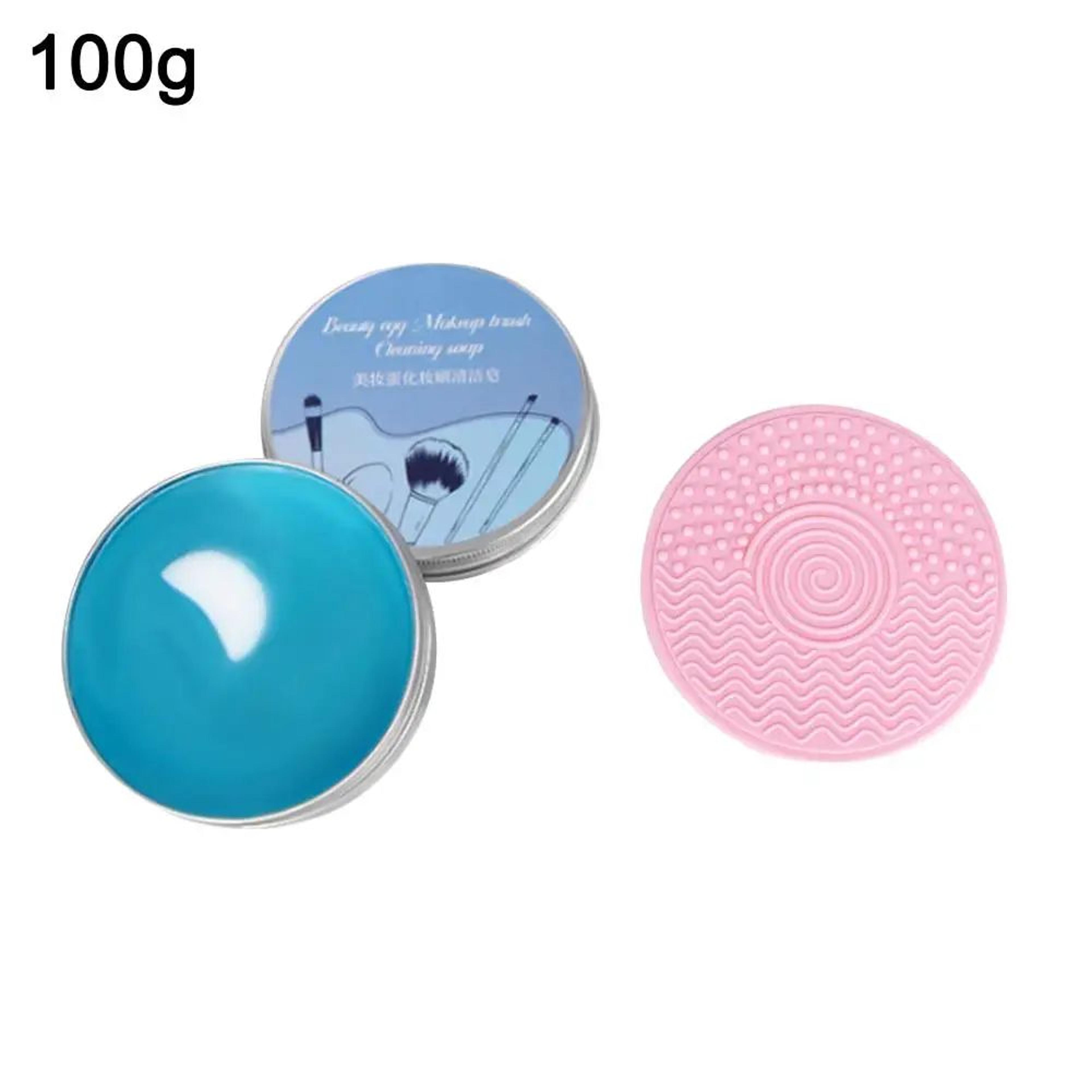 Natural Makeup Brush Cleaner Soap With Textured Cleaning Surface For Brushes And Beauty Tools 9
