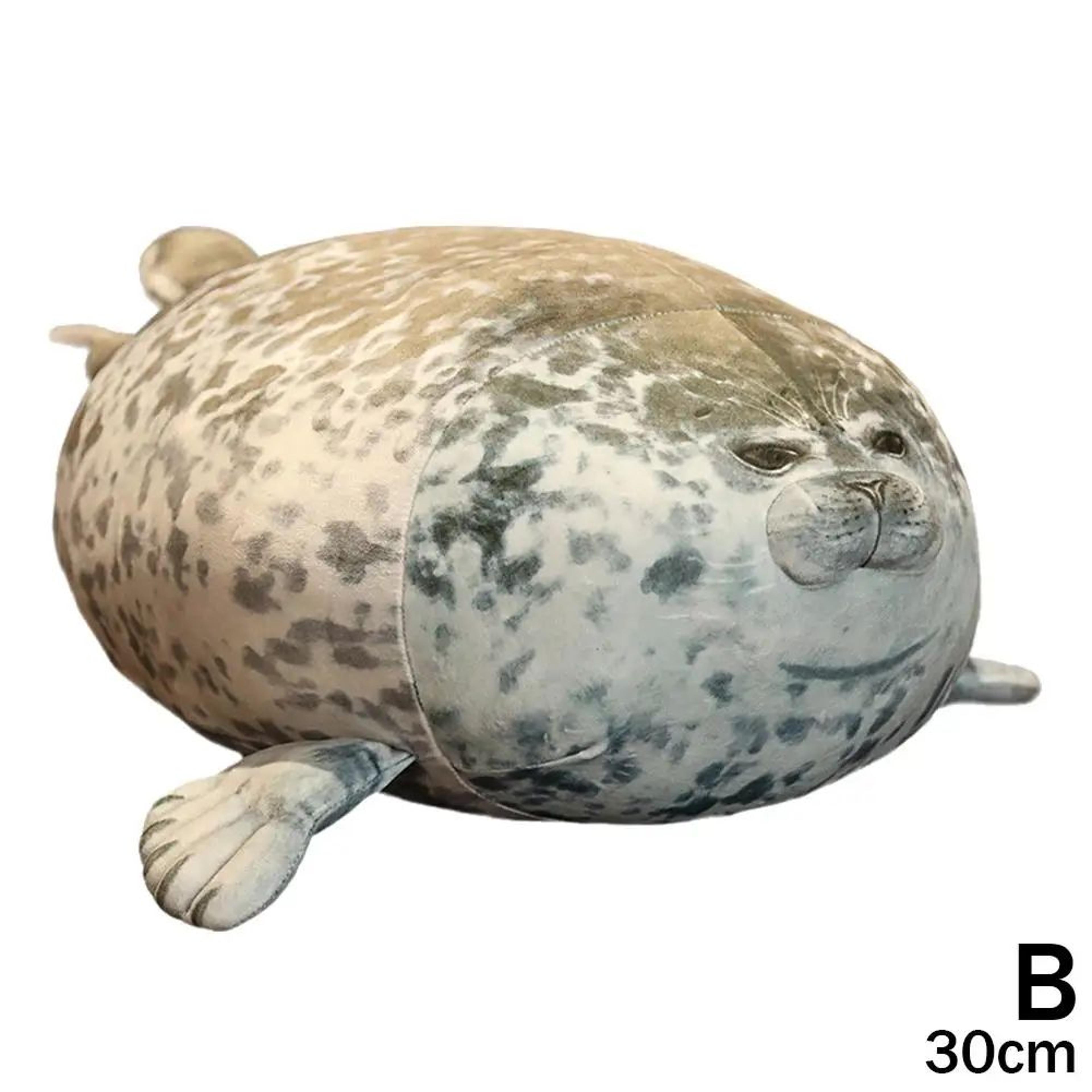 Angry Blob Seal Plush Pillow  Soft Chubby Sea Lion Stuffed Animal Cushion 6