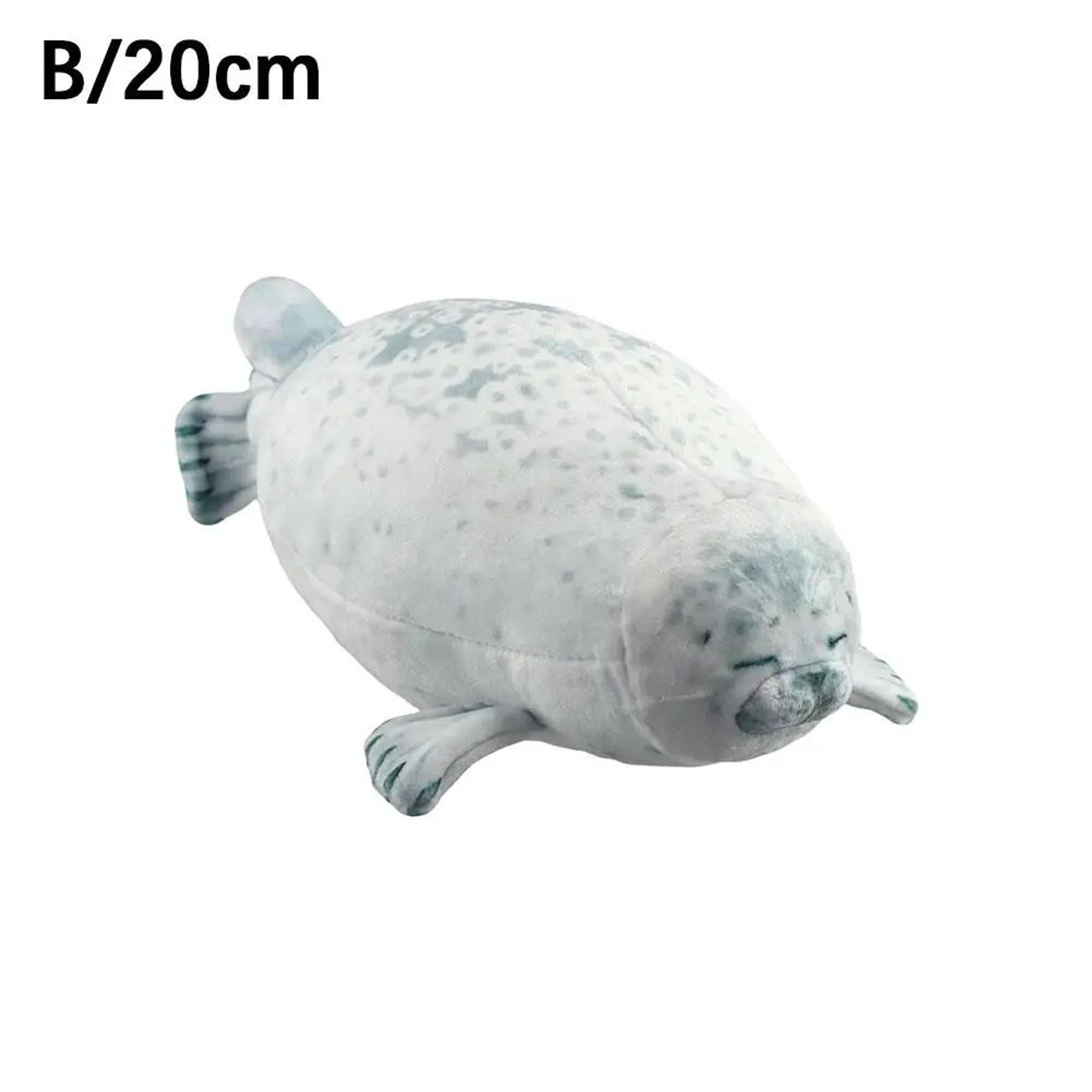 Angry Blob Seal Plush Pillow  Soft Chubby Sea Lion Stuffed Toy 7