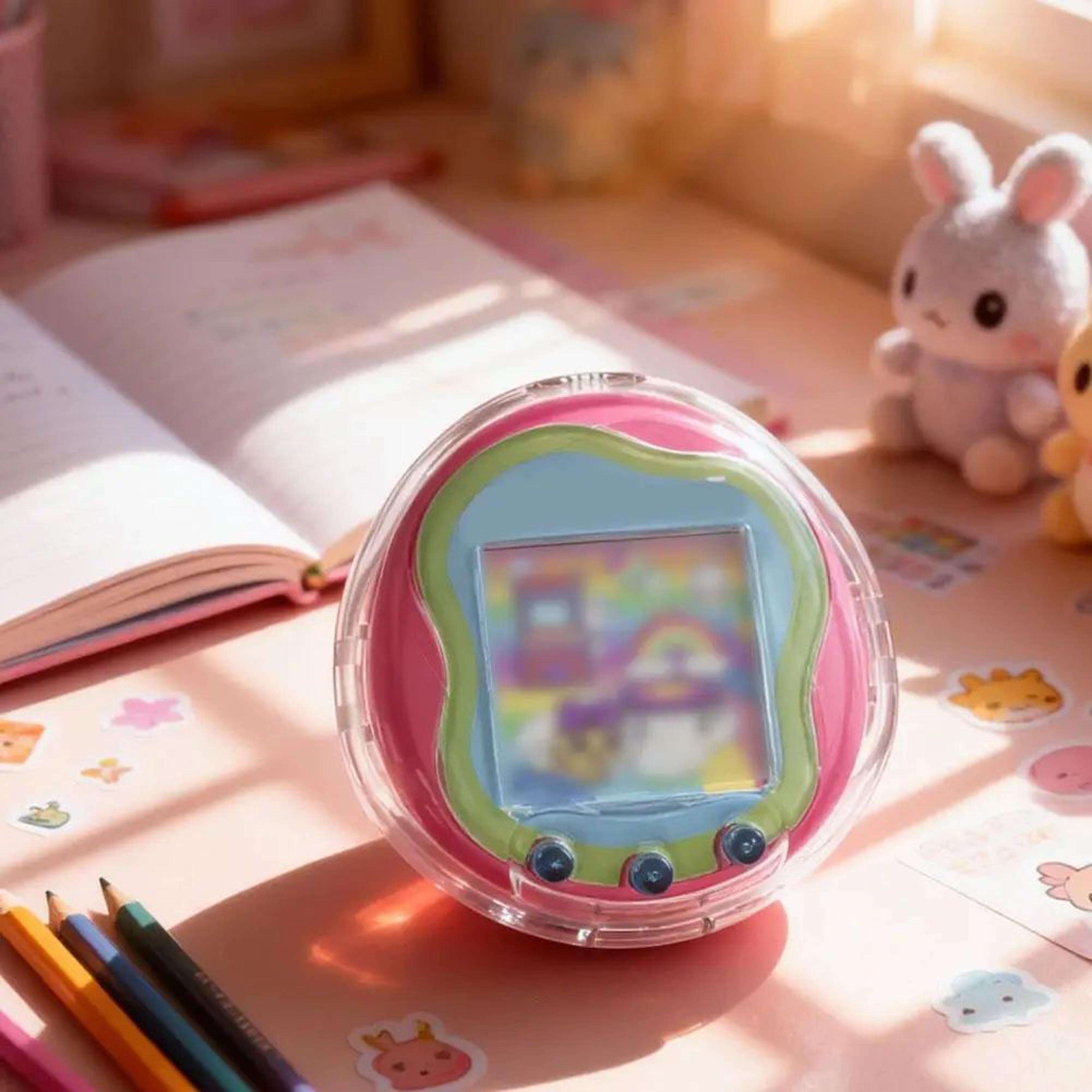 Tamagotchi Uni Clear Protective Case With Lanyard And Keychain 1