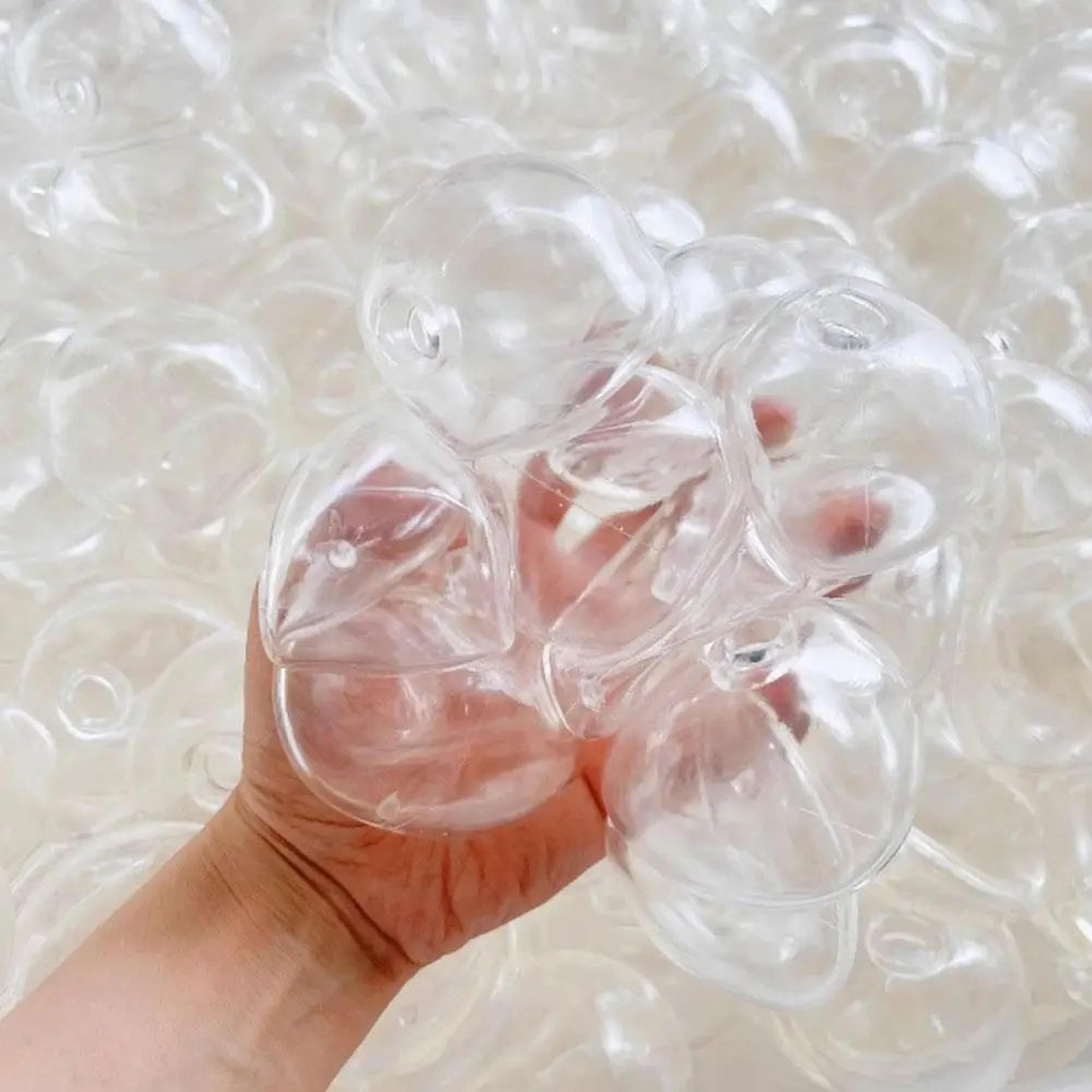 9cm Clear DIY Squishy Ball Skin  Transparent Elastic Stress Ball Shell 1PC 1