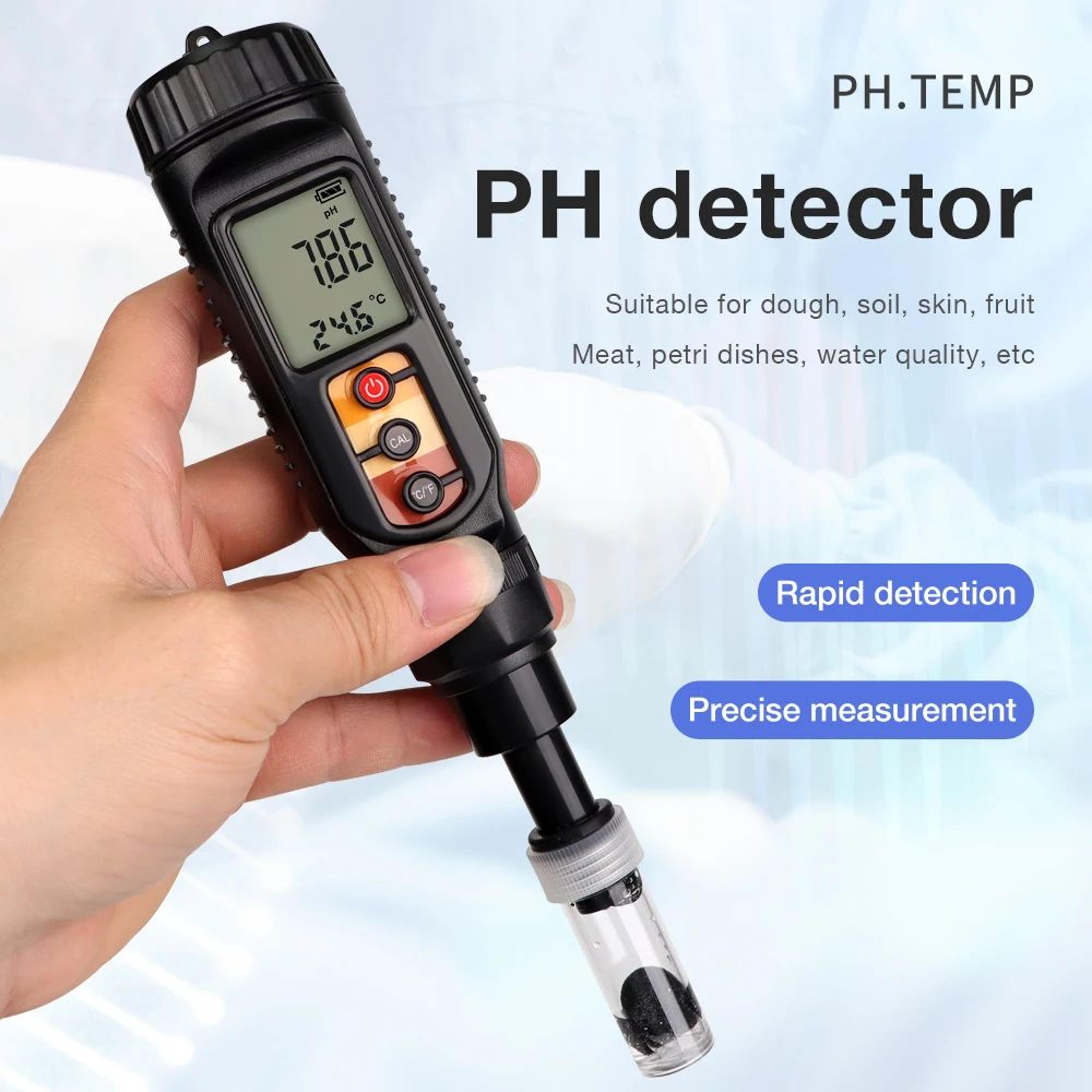Digital Food PH Meter With Temperature Sensor For Dough Meat Cheese And Fruit 0