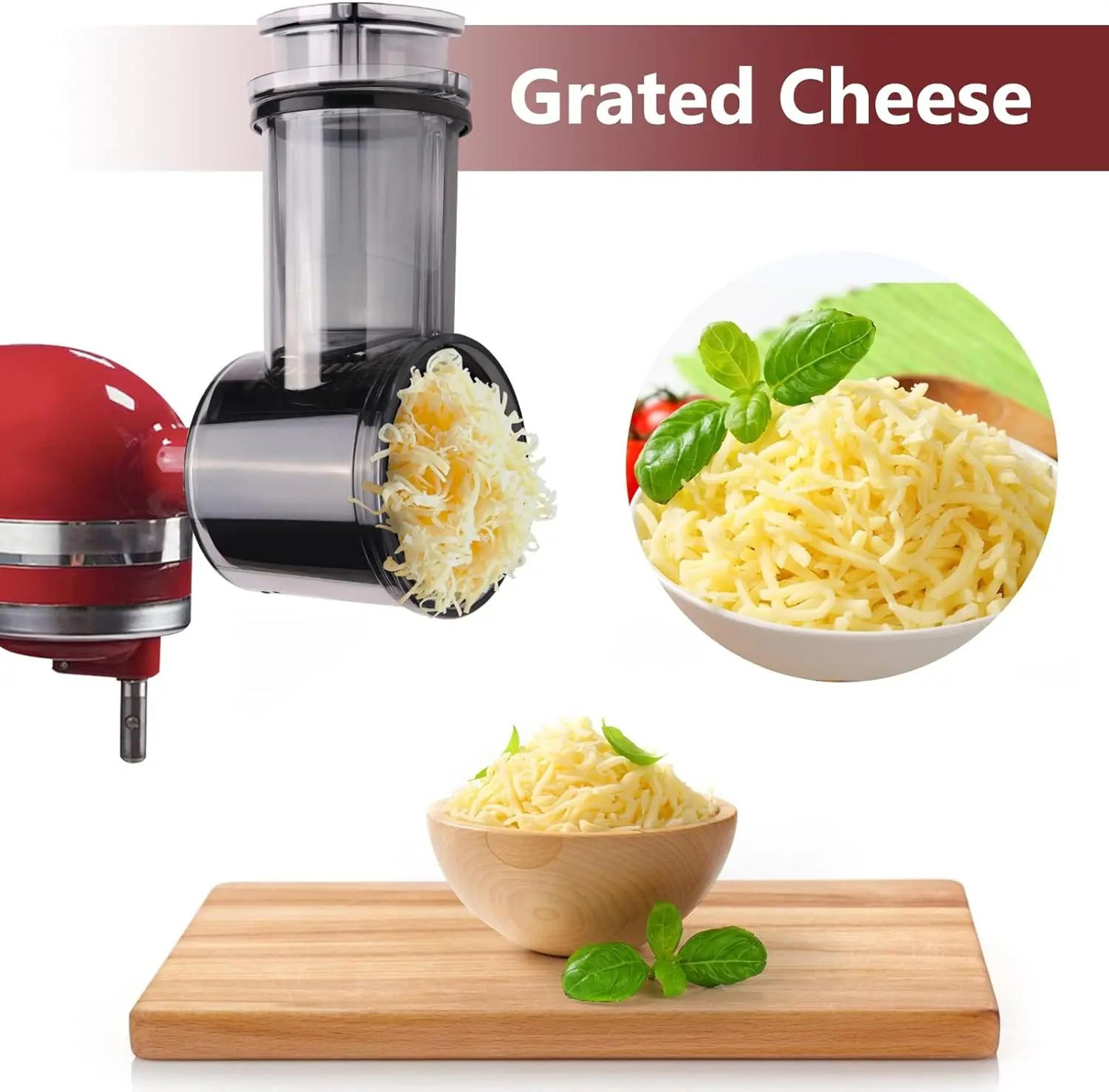 5Blade Slicer Shredder Attachment For KitchenAid Stand Mixer Cheese Grater 3