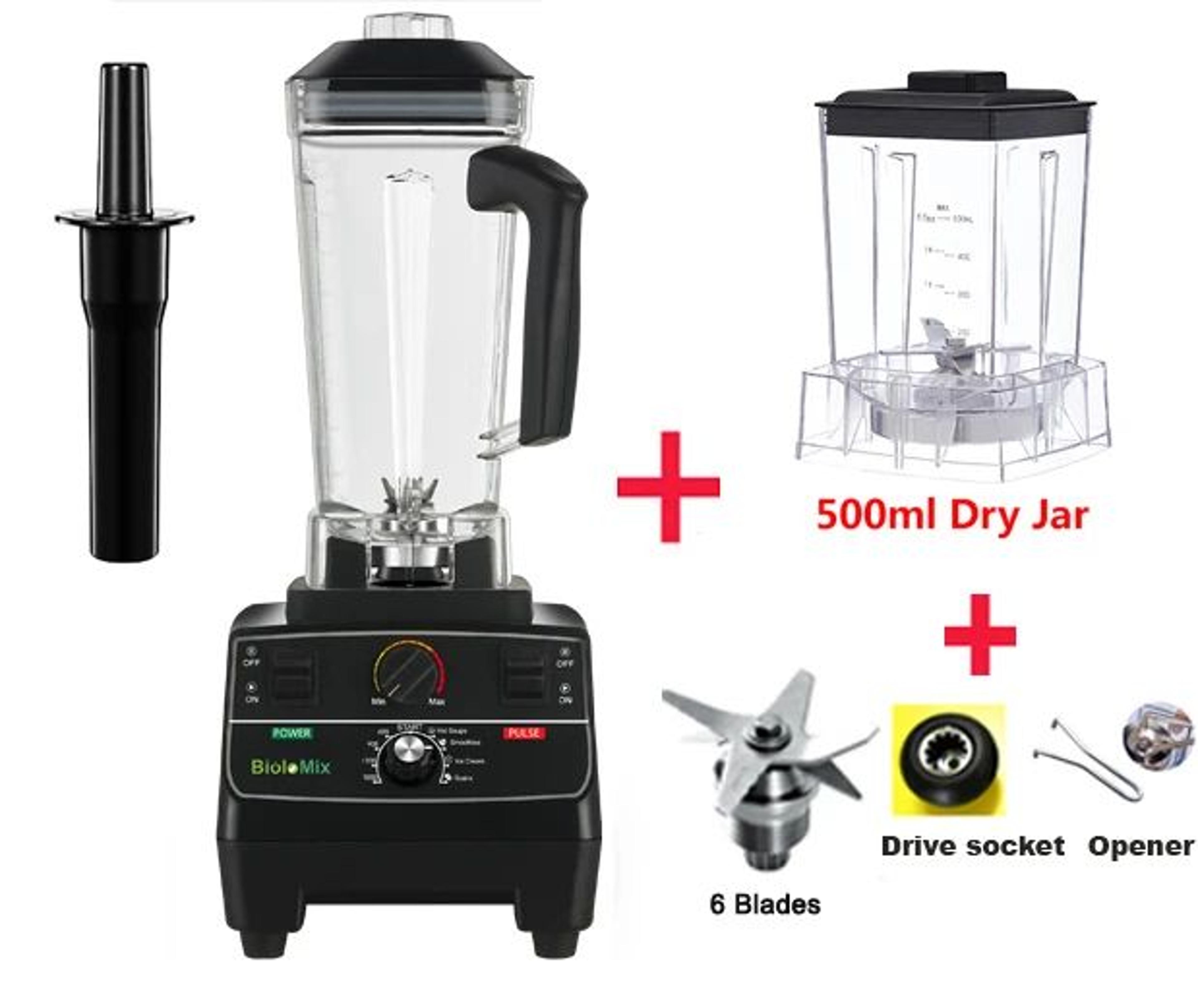 BioloMix 2200W Professional Blender With Smart Timer And 2L BPAFree Jar 8