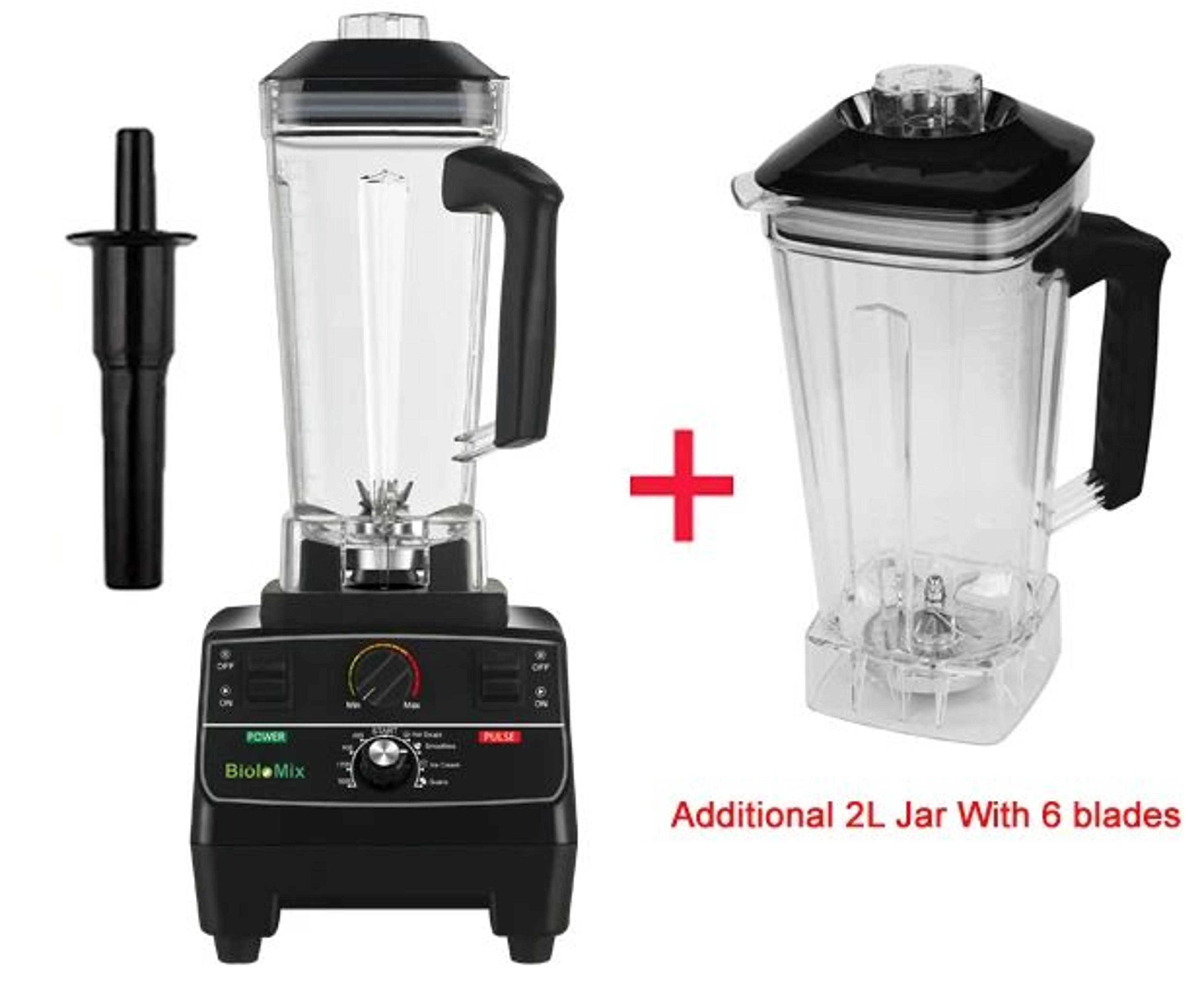 BioloMix 2200W Professional Blender With Smart Timer And 2L BPAFree Jar 9