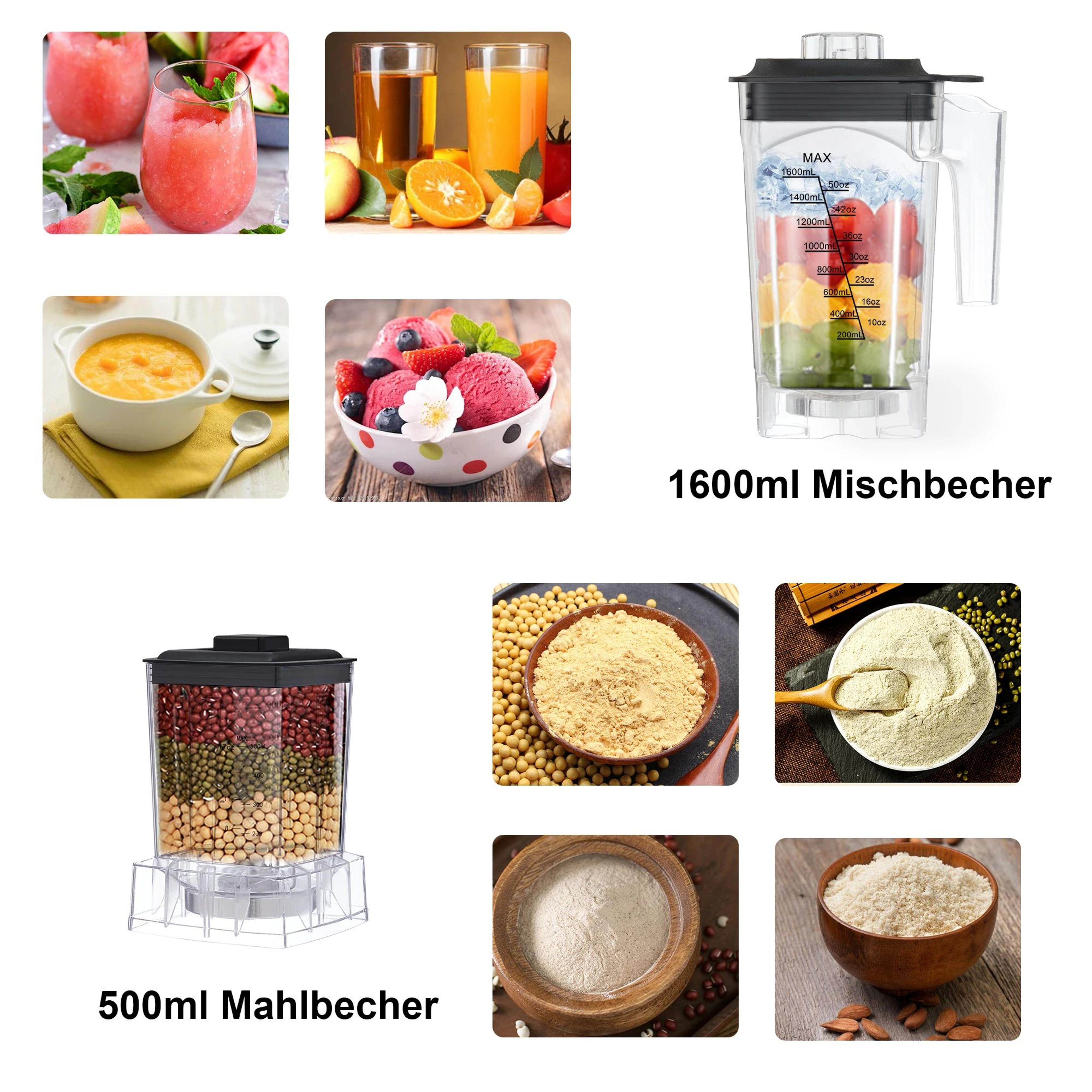 BioloMix 2200W Digital Professional Blender With 2L BPAFree Jar And 6 Preset Programs 3