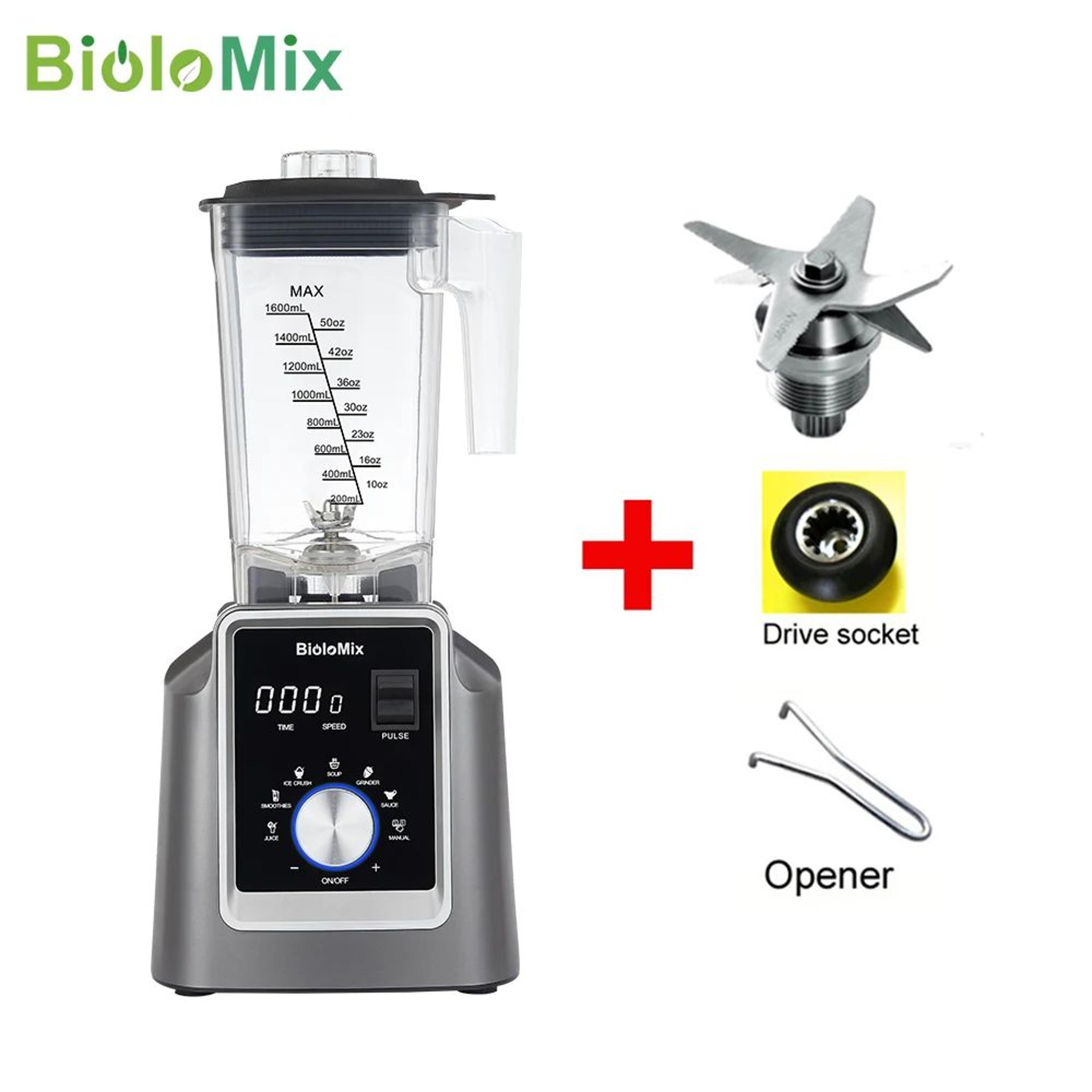 BioloMix 2200W Digital Professional Blender With 2L BPAFree Jar And 6 Preset Programs 10